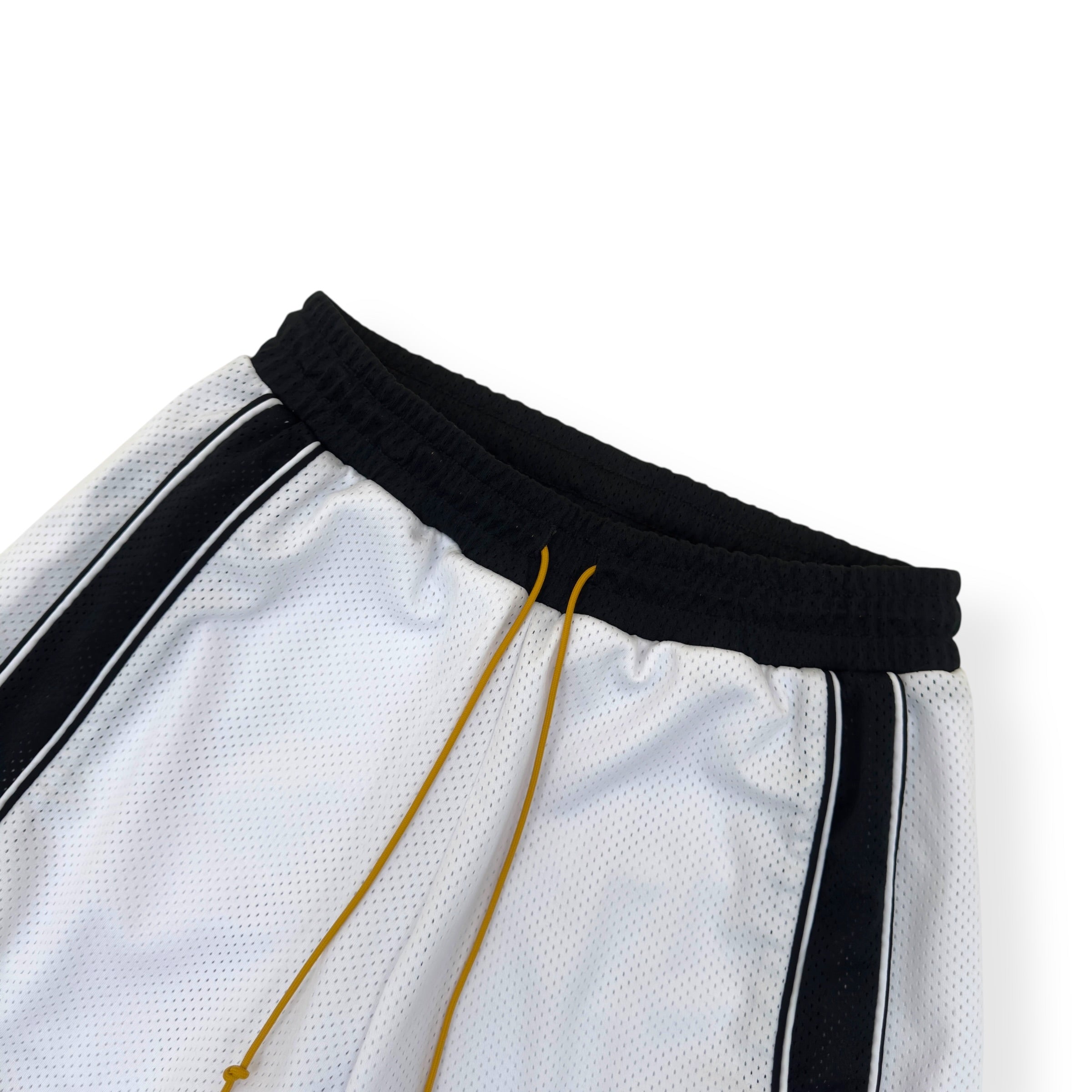 RHDUE BAGGY MESH BASKETBALL SHORTS WHITE / BLACK S