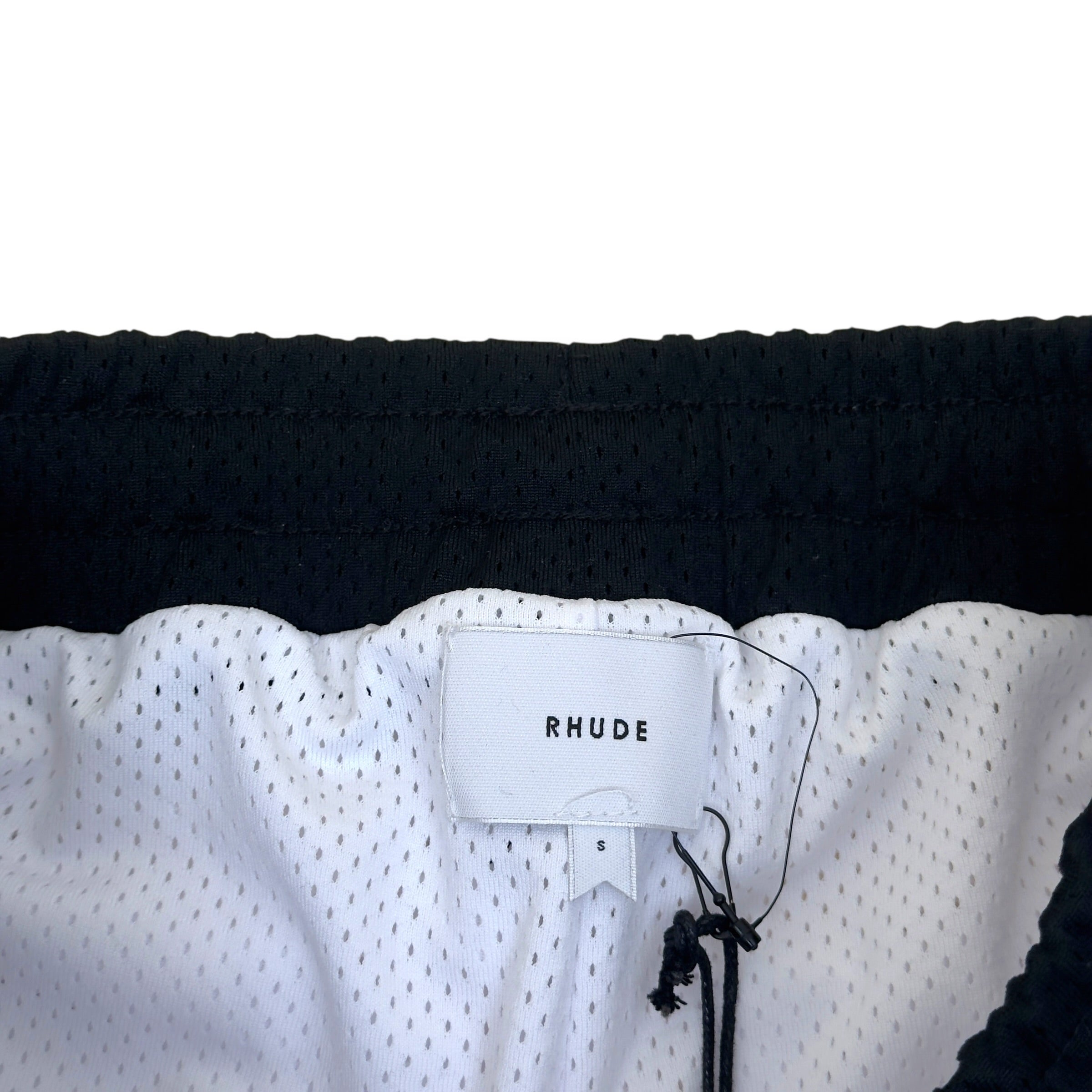 RHDUE BAGGY MESH BASKETBALL SHORTS WHITE / BLACK S