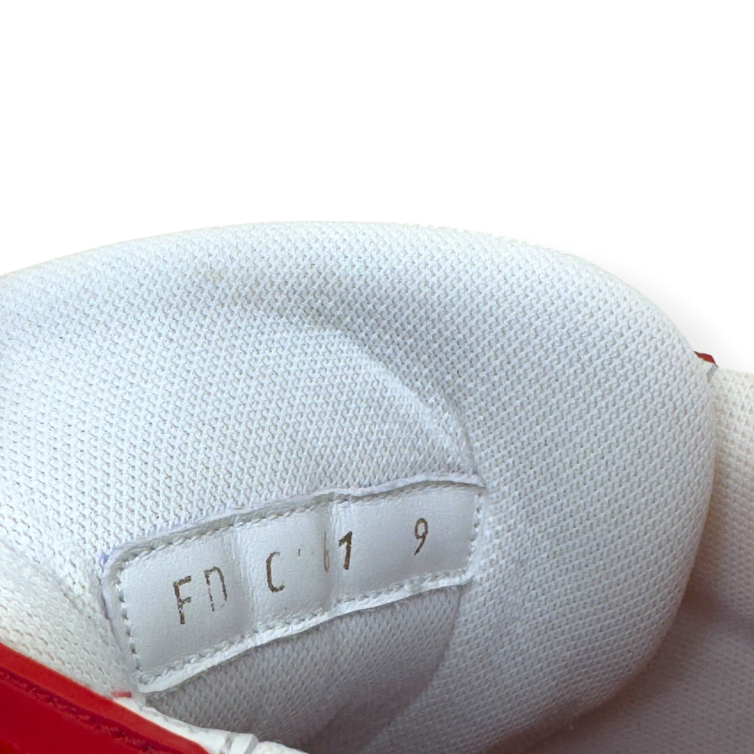 LOUIS VUITTON LV TRAINER SNEAKER RED / WHITE UK9