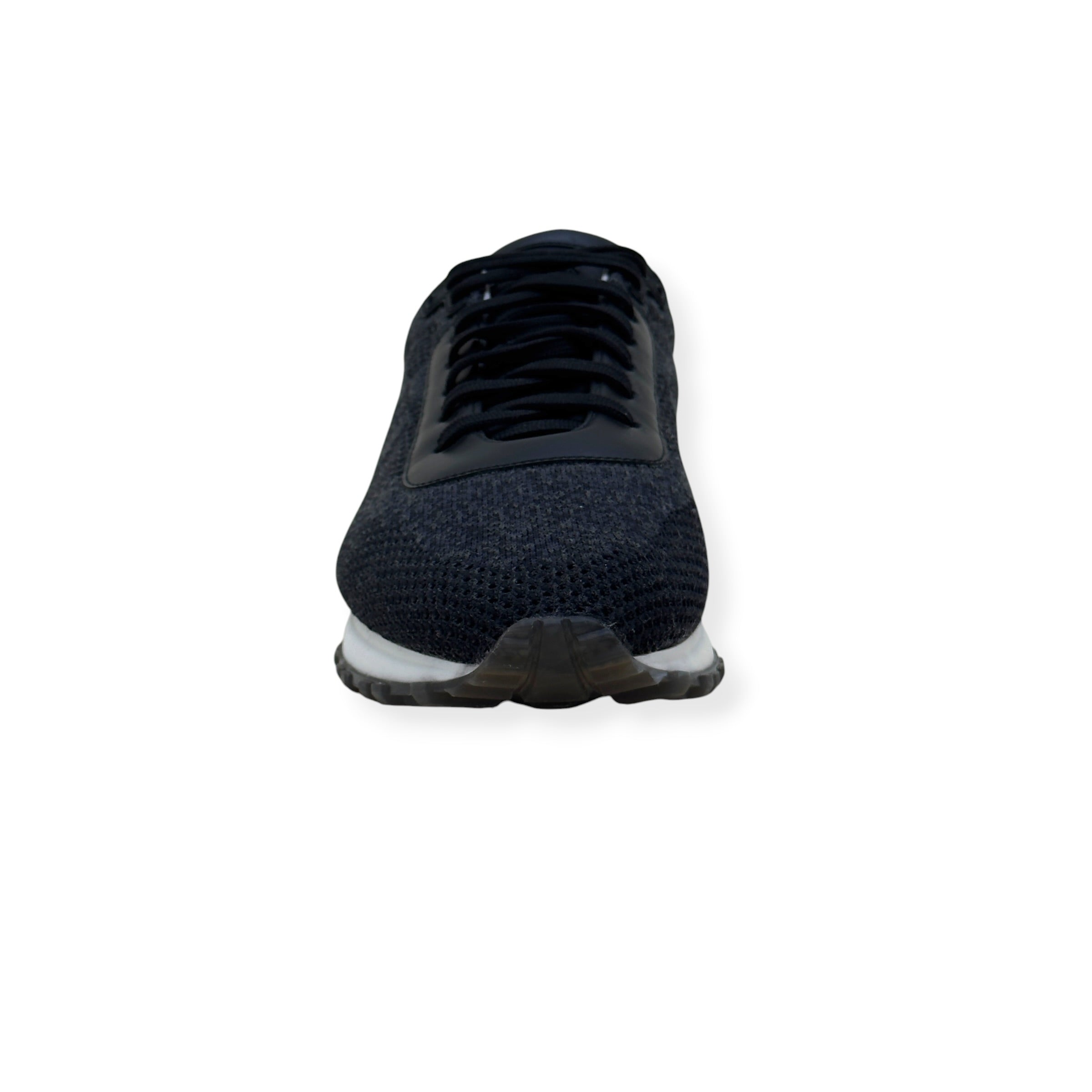 LOUIS VUITTON RUN AWAY DAMIER KNIT SNEAKER BLACK UK7