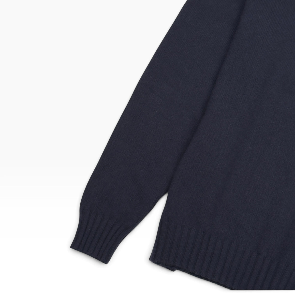 THOM SWEENEY CASHMERE ROLL NECK JUMPER NAVY M