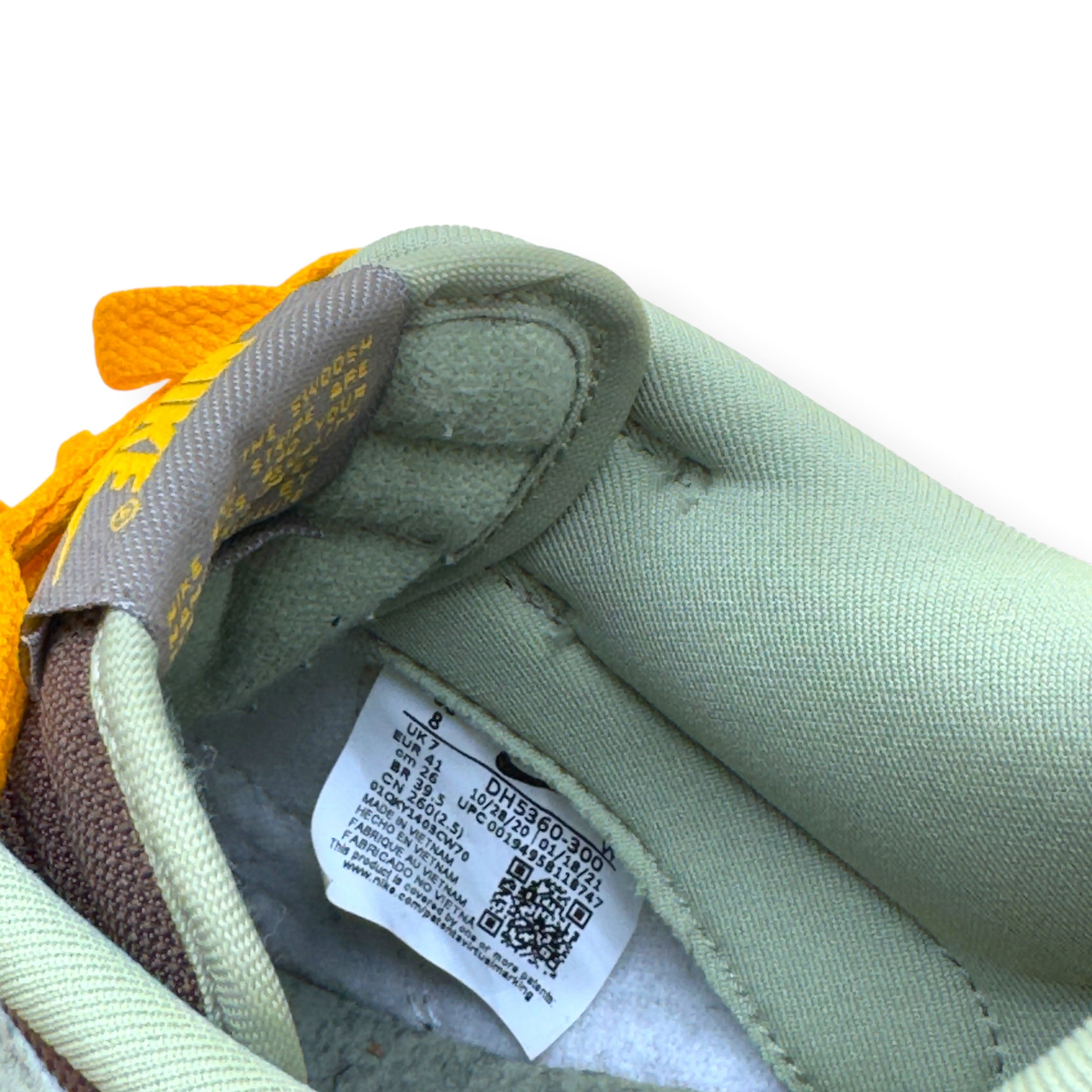 NIKE DUNK LOW-TOP SNEAKER DUSTY OLIVE UK7