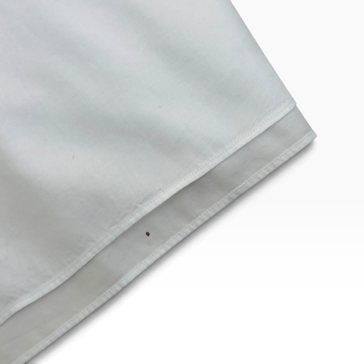 ZEGNA TROFEO TAILORED FIT COTTON SHIRT WHITE M