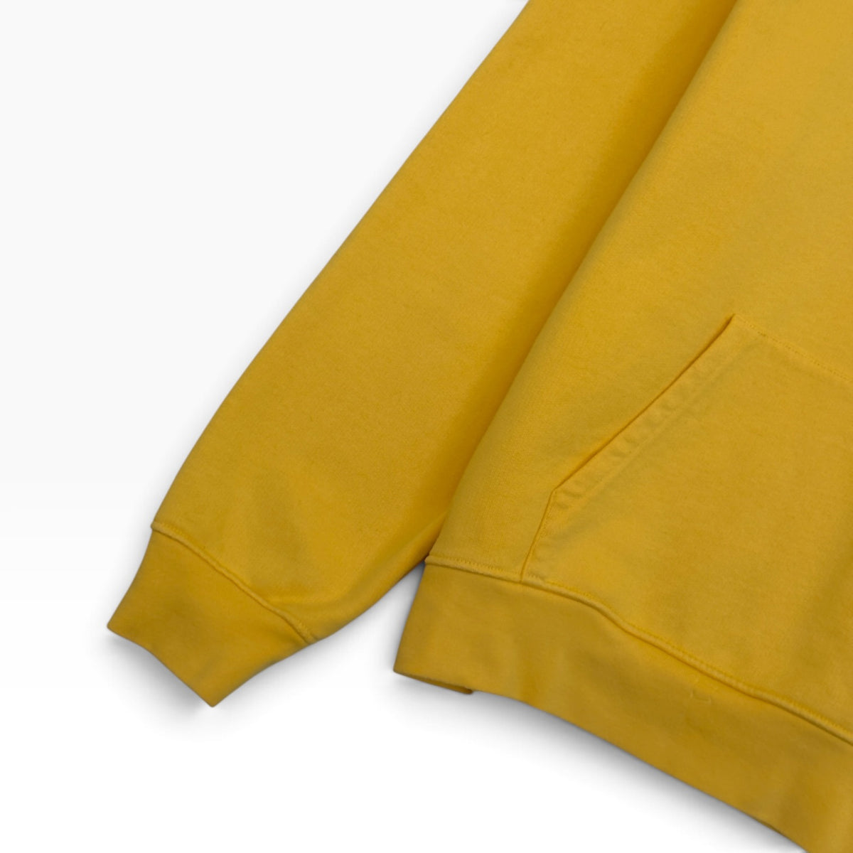 JACQUEMUS LOGO PRINT HOODIE YELLOW XL