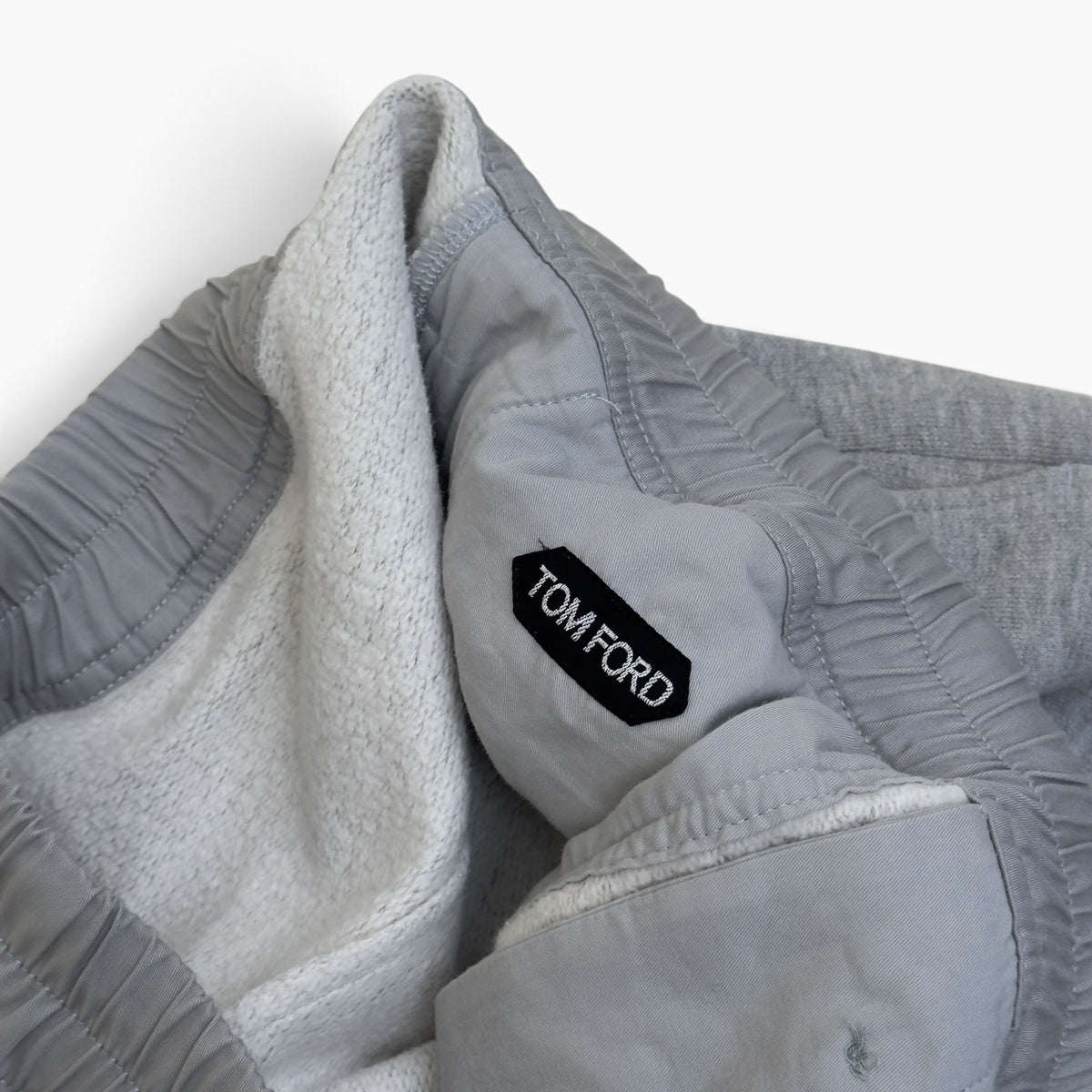 TOM FORD COTTON FLEECE JOGGERS GREY M