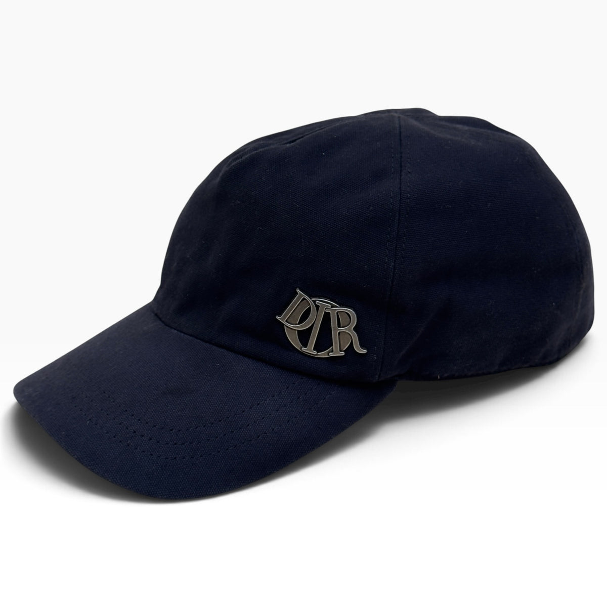 DIOR CHARM LOGO BASEBALL CAP NAVY L