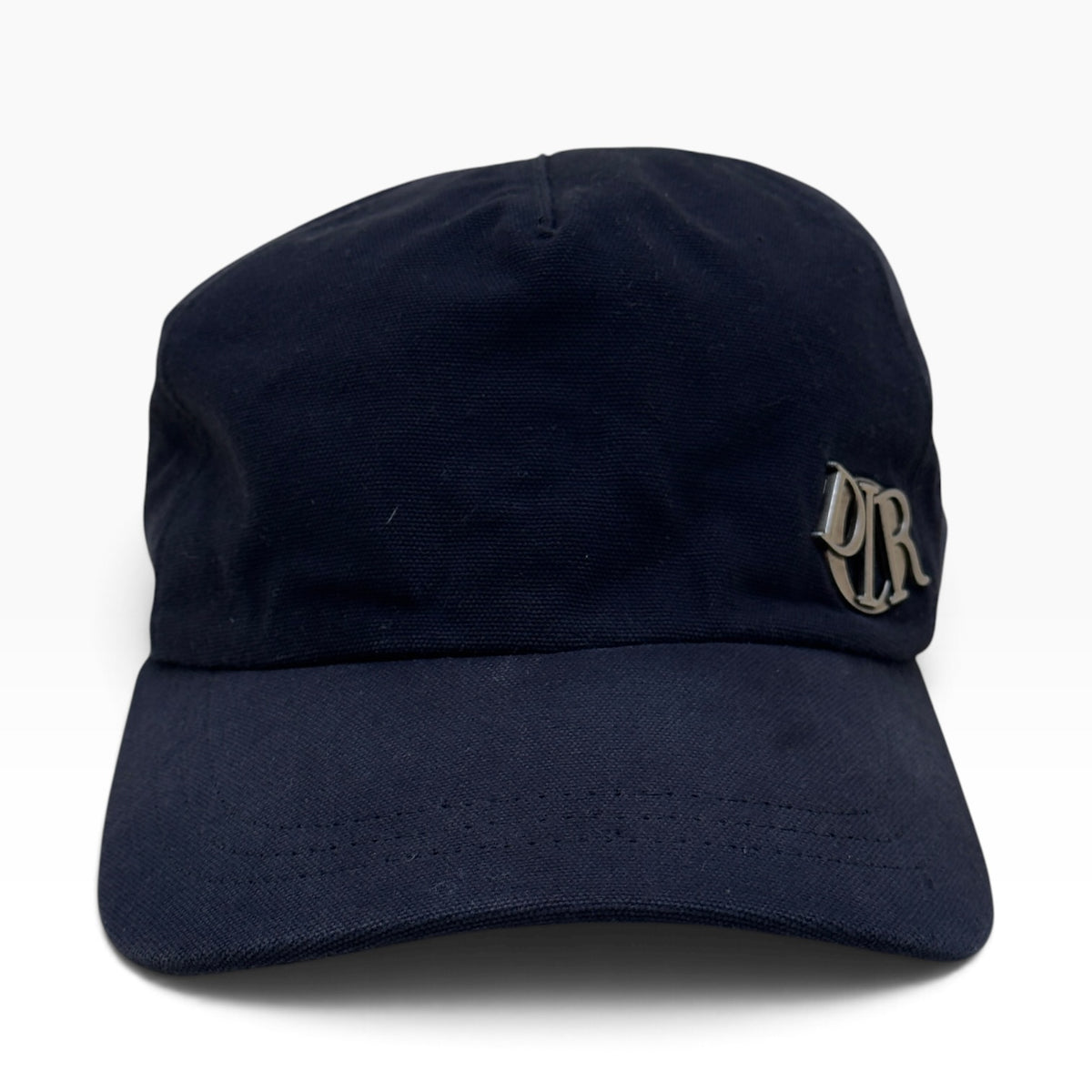 DIOR CHARM LOGO BASEBALL CAP NAVY L