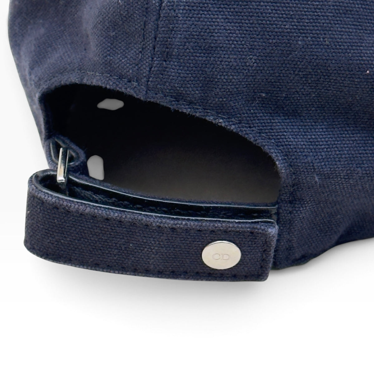 DIOR CHARM LOGO BASEBALL CAP NAVY L