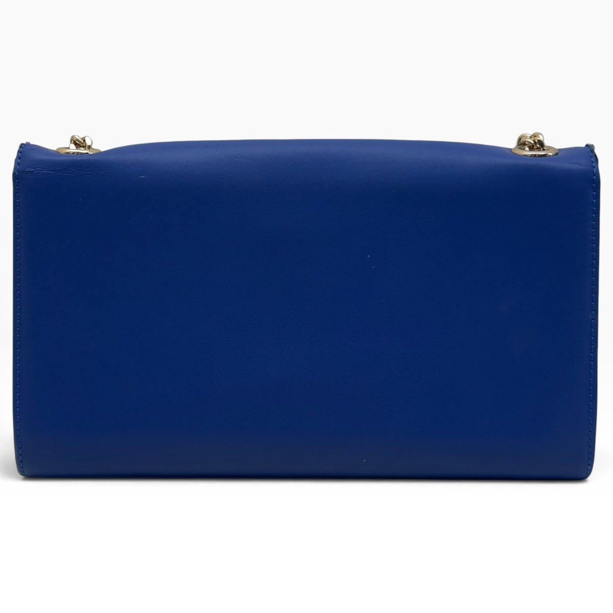 SAINT LAURENT YSL KATE CHAIN SHOULDER BAG ROYAL BLUE / GOLD M