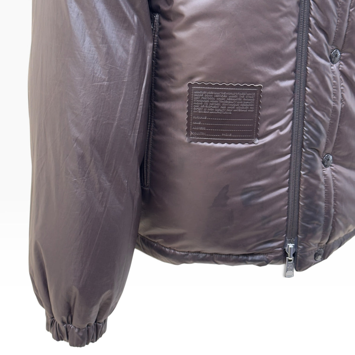 MONCLER VERONE REVERSIBLE DOWN PUFFER JACKET BROWN / BLACK 3 / M
