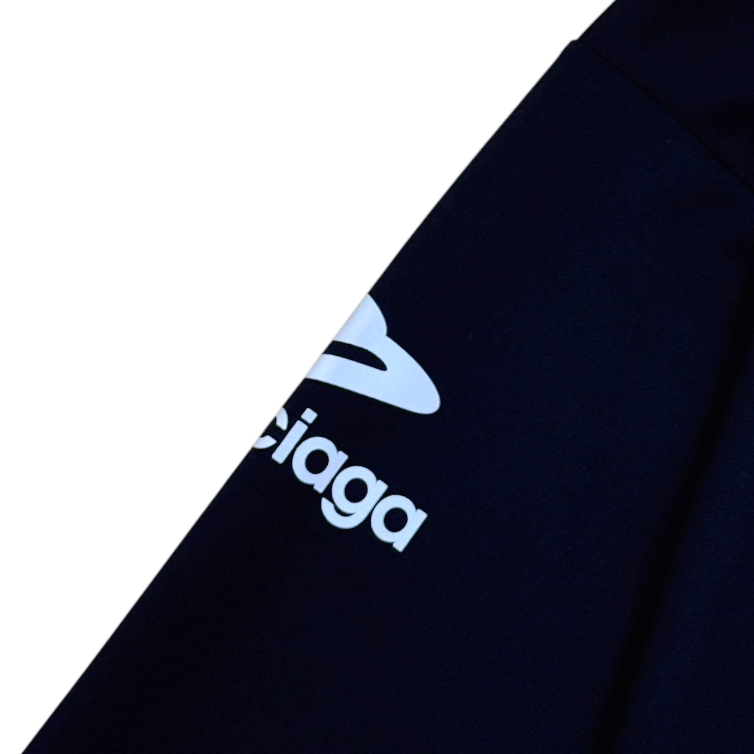 BALENCIAGA SKIWEAR OVERSIZED 3B SPORTS ICON LONG SLEEVE T-SHIRT BLACK M