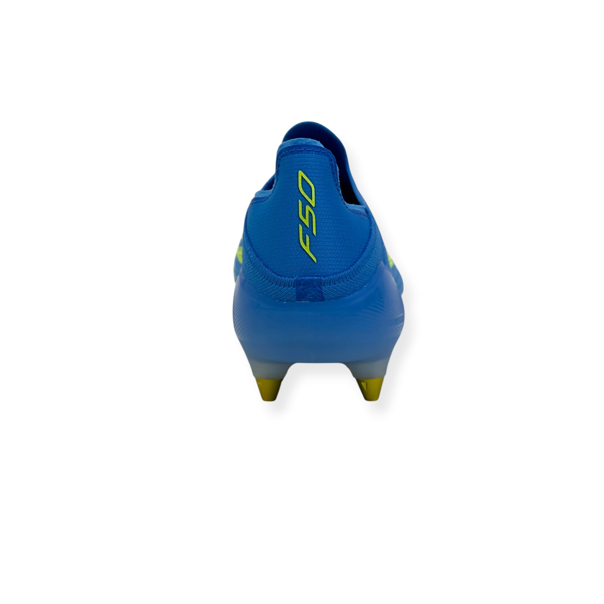 ADIDAS F50 ELITE LL SG FOOTBALL BOOTS BLUE / YELLOW UK10.5