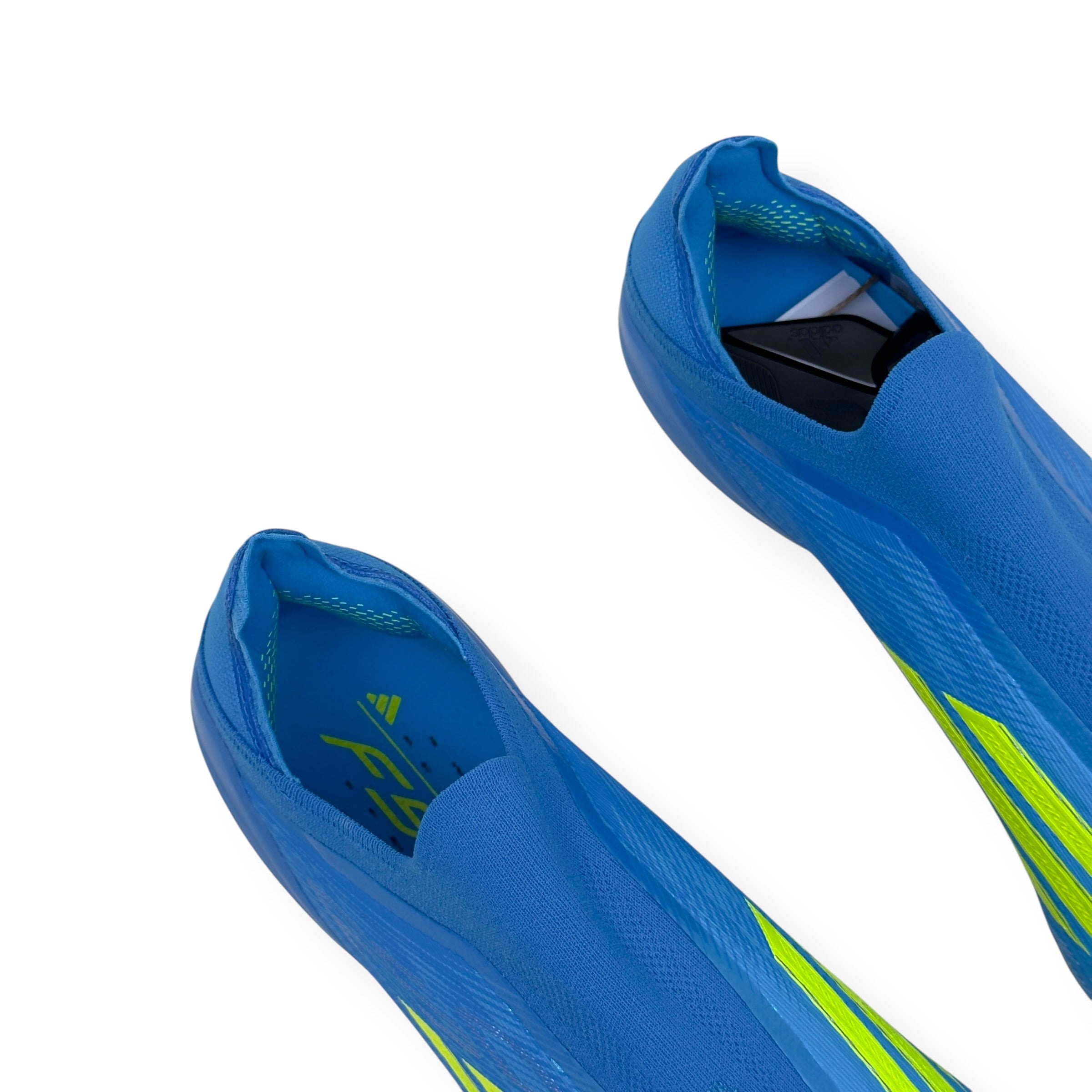 ADIDAS F50 ELITE LL SG FOOTBALL BOOTS BLUE / YELLOW UK10.5