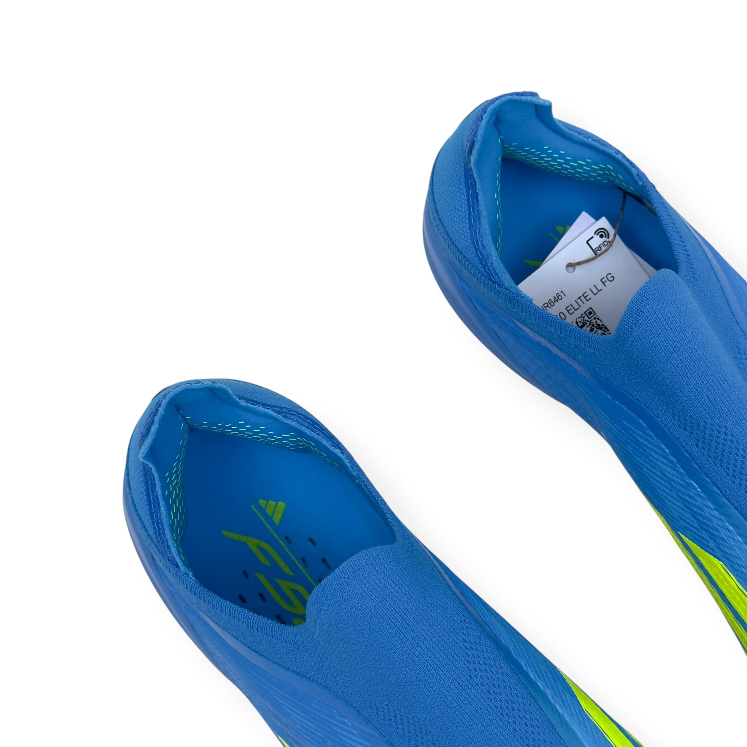 ADIDAS F50 ELITE LL FG FOOTBALL BOOTS BLUE YELLOW UK10.5