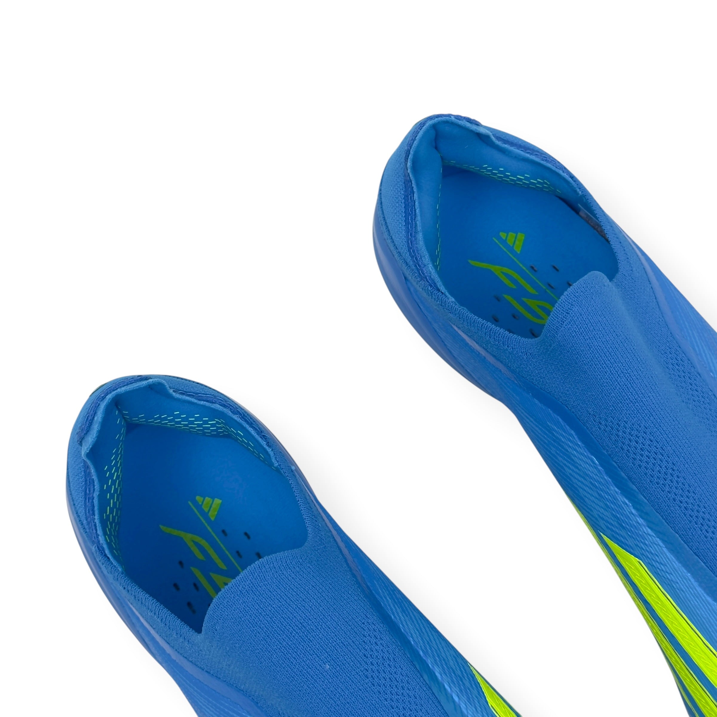 ADIDAS F50 ELITE LL FG FOOTBALL BOOTS BLUE / YELLOW UK10.5