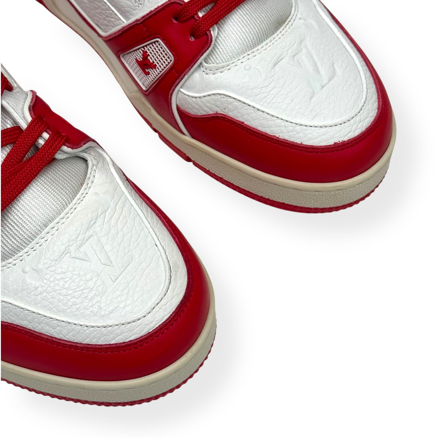 LOUIS VUITTON LV TRAINER RED UK8