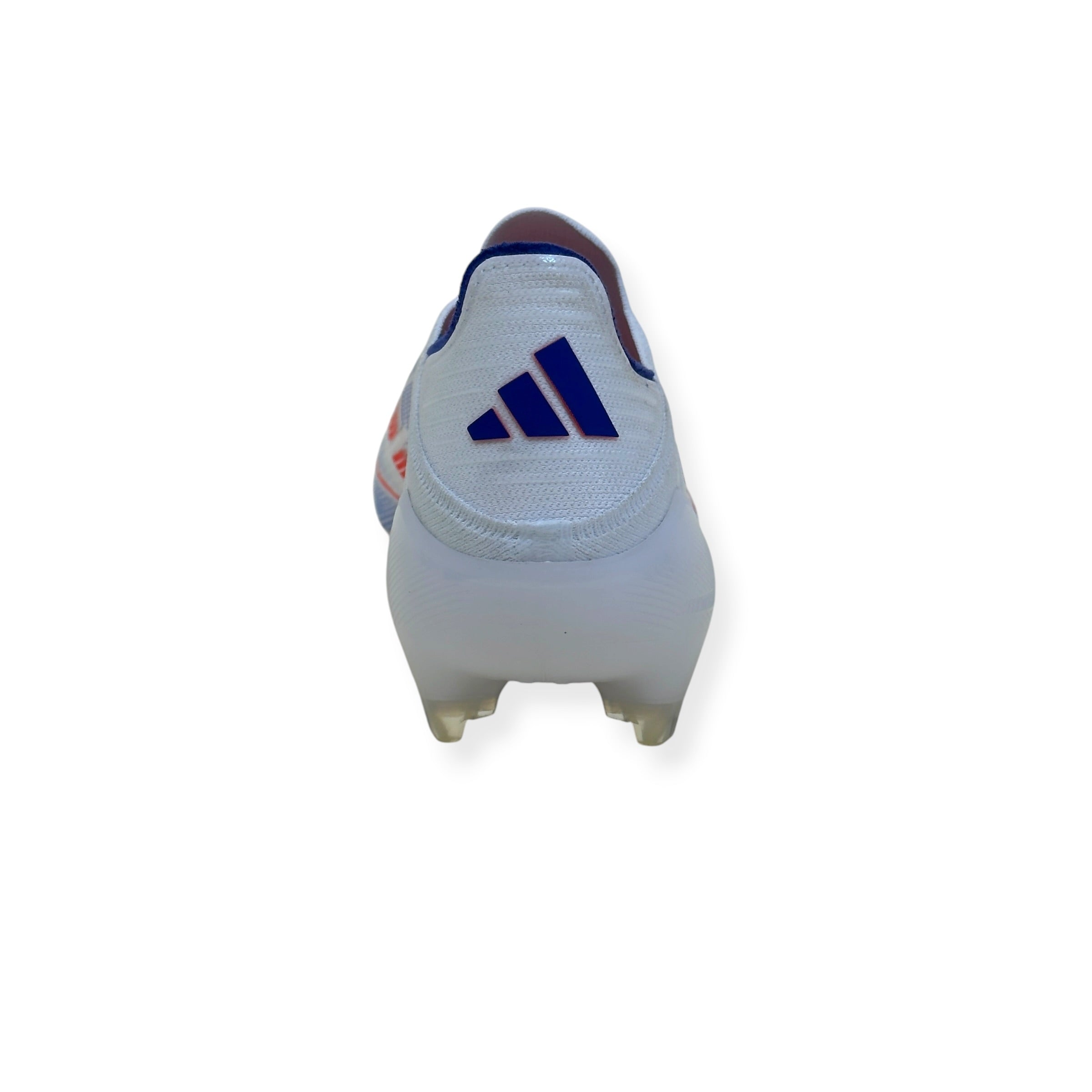 ADIDAS F50 ELITE LL FG FOOTBALL BOOTS WHITE / RED / BLUE UK10.5
