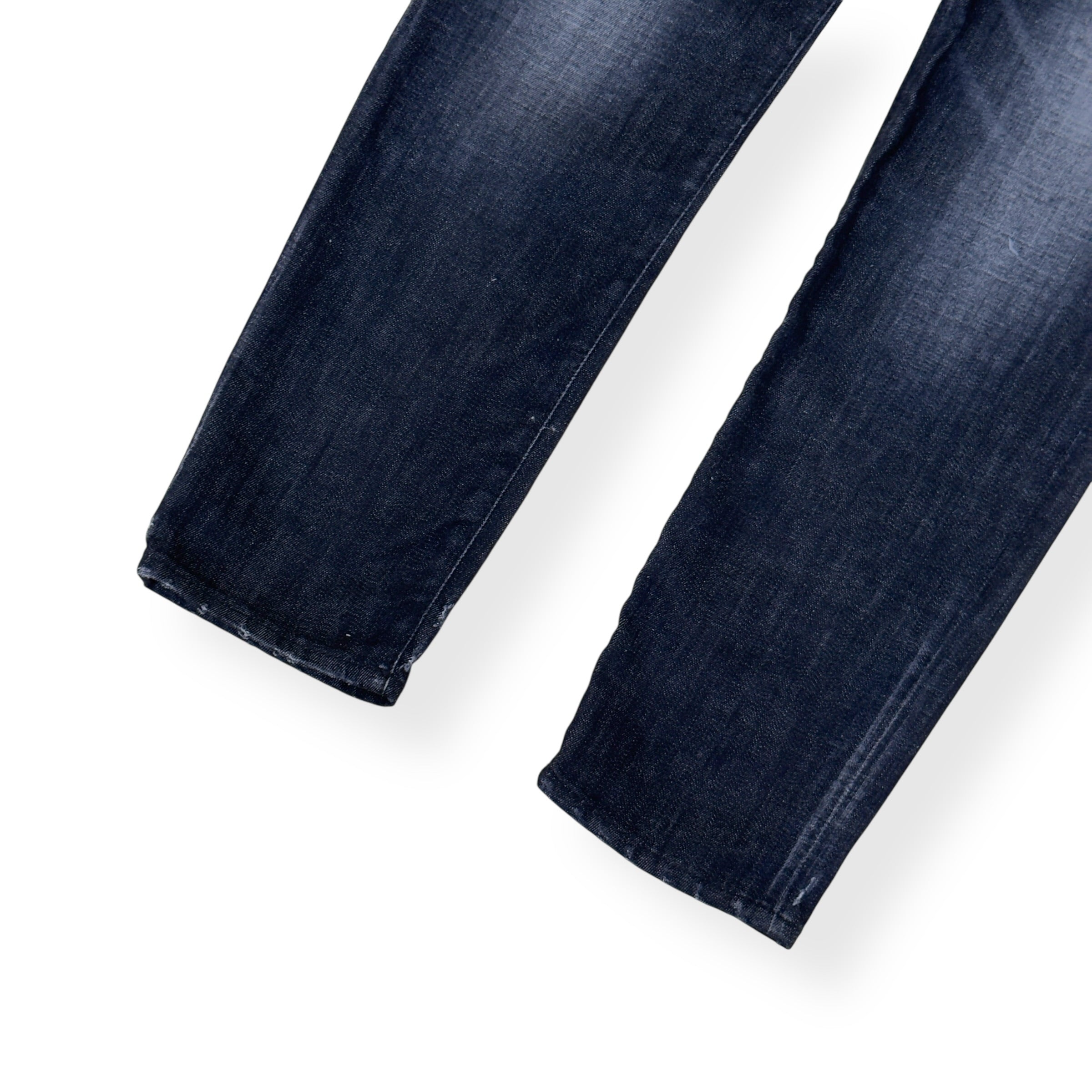 DSQUARED2 DISTRESSED DENIM JEANS BLACK 52 / XL