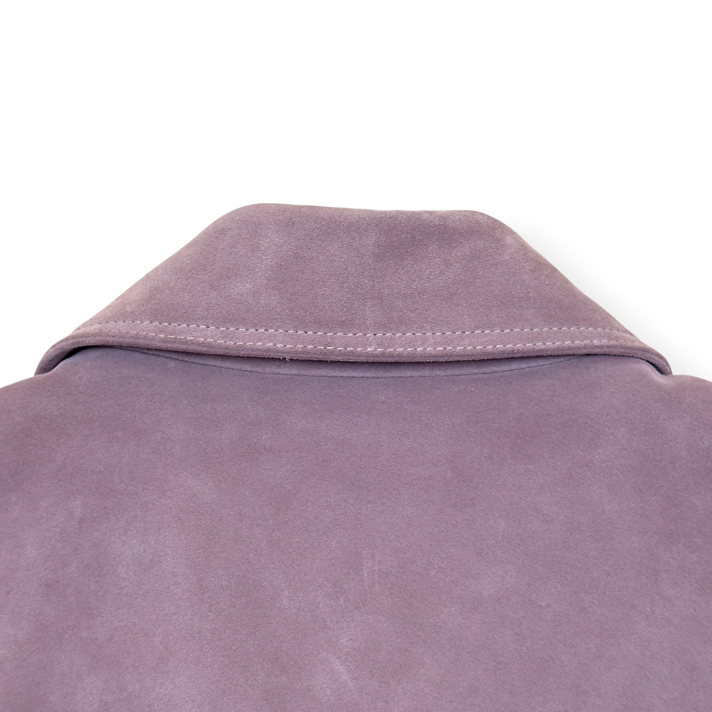 DIOR SUEDE CALFSKIN OVERSHIRT JACKET MAUVE 50 / L