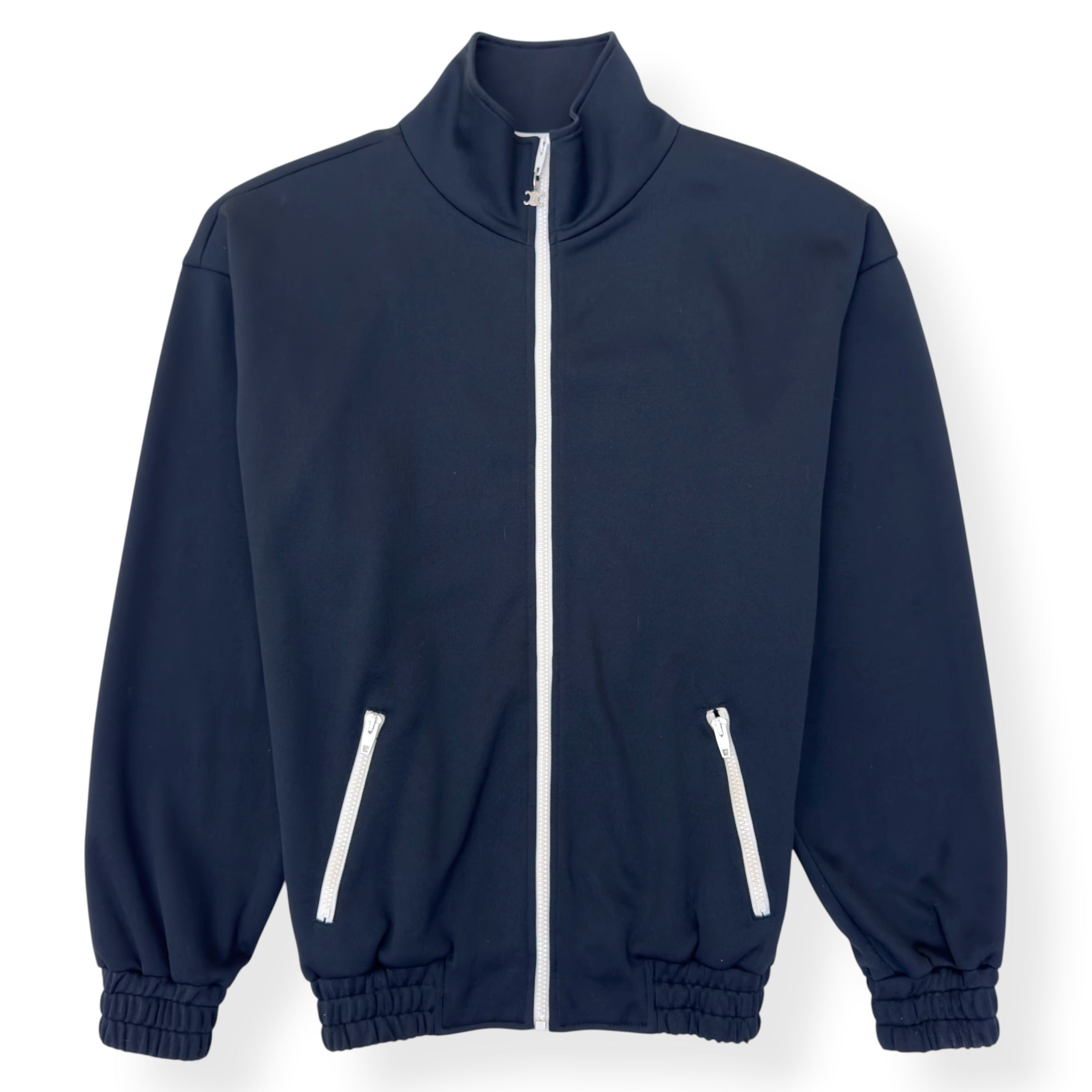 CELINE RHINESTONE SNAKE TRACK JACKET BLACK S