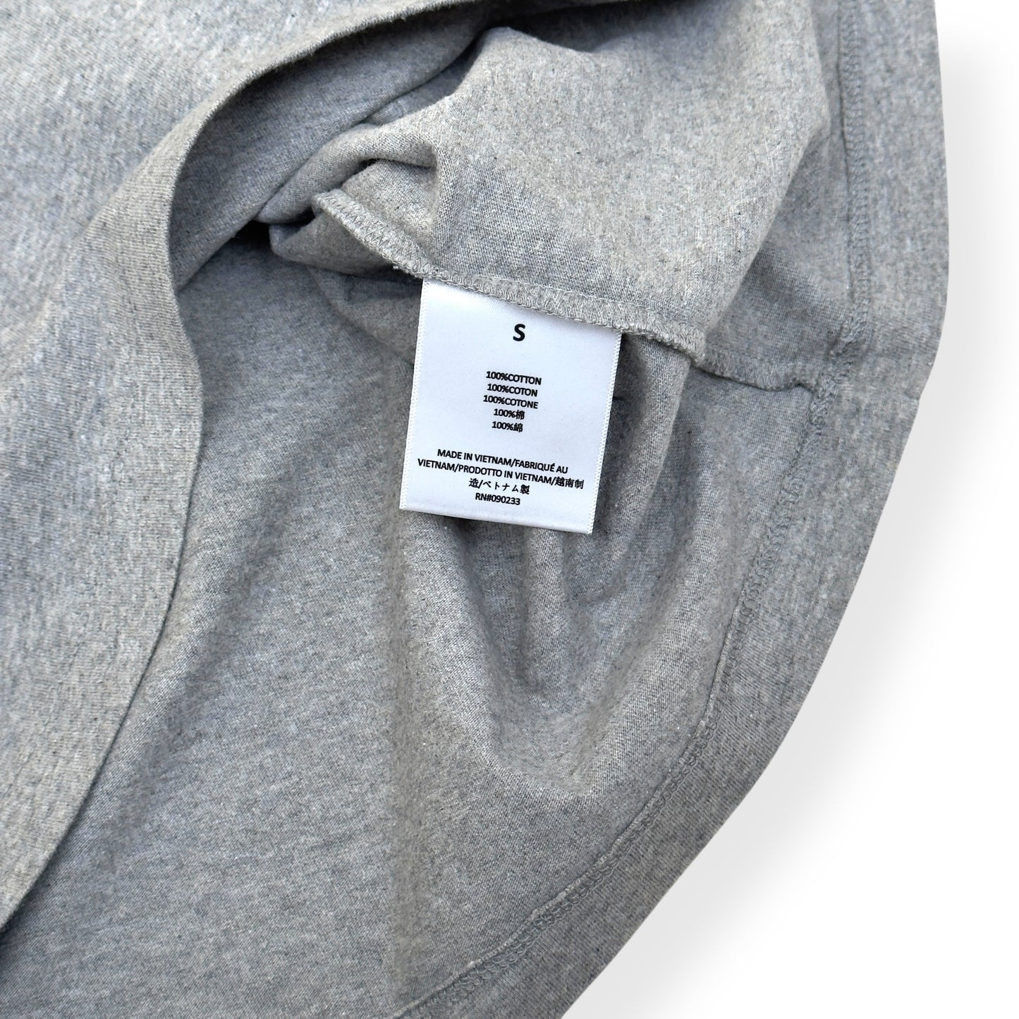 ESSENTIALS FEAR OF GOD COTTON T-SHIRT GREY S