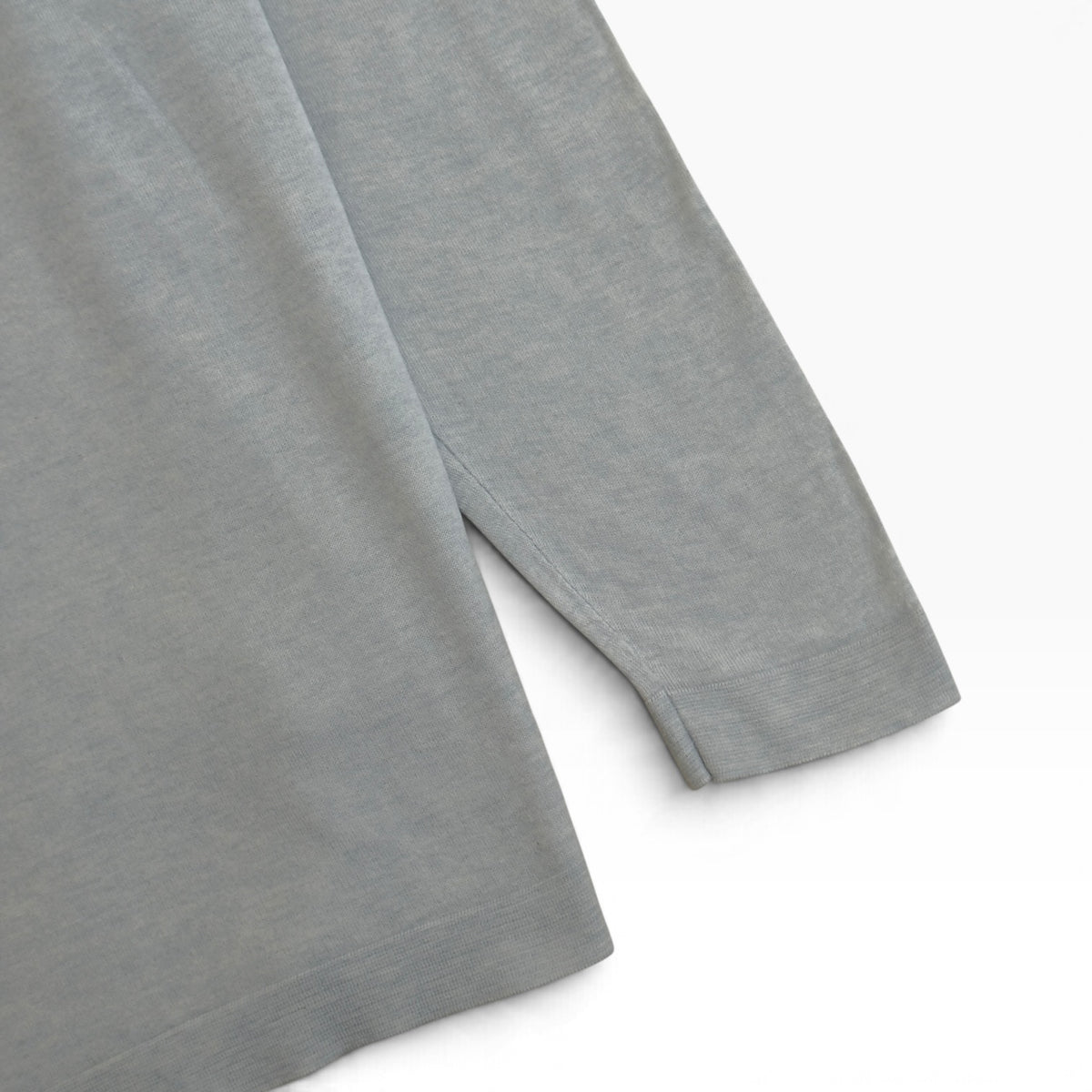 THOM SWEENEY COTTON / CASHMERE CREW NECK SWEATSHIRT GREY XL