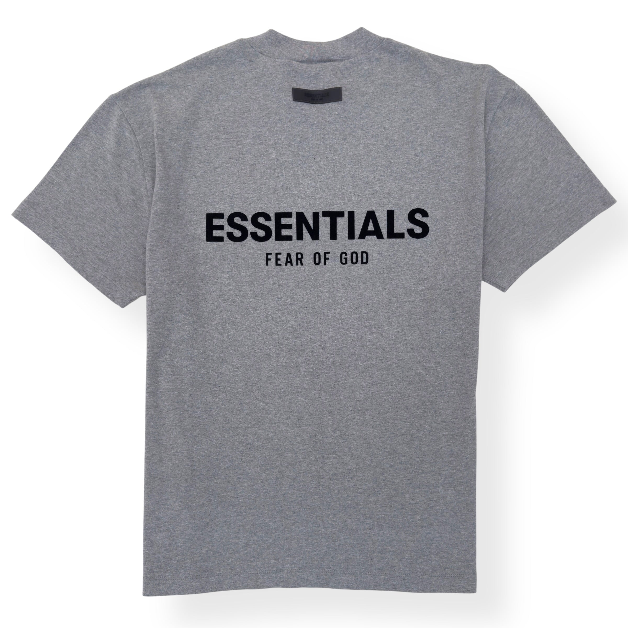 ESSENTIALS FEAR OF GOD COTTON T-SHIRT GREY S
