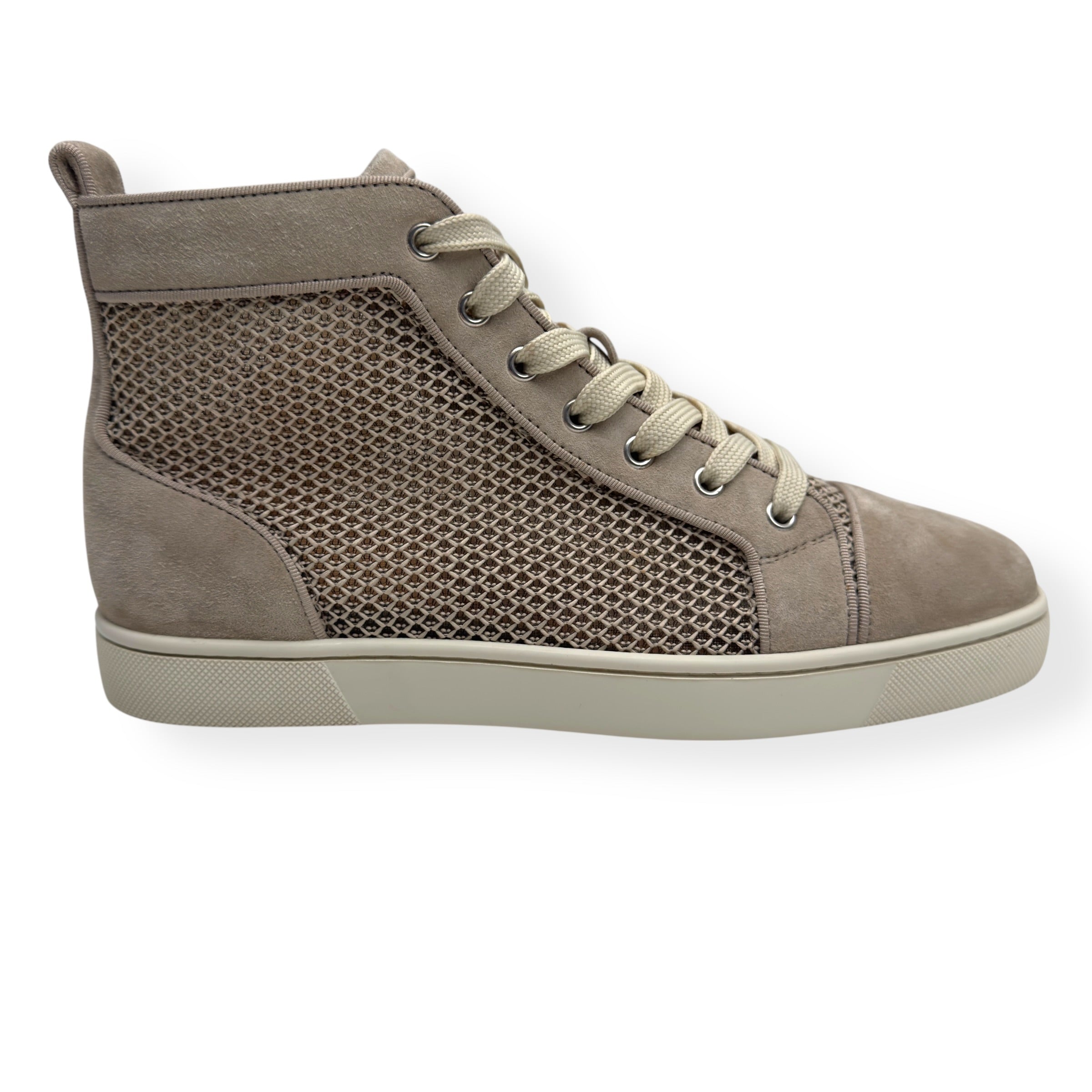 CHRISTIAN LOUBOUTIN WOVEN RANTUS ORLATO SNEAKER BEIGE / CREAM 40.5 / UK6.5
