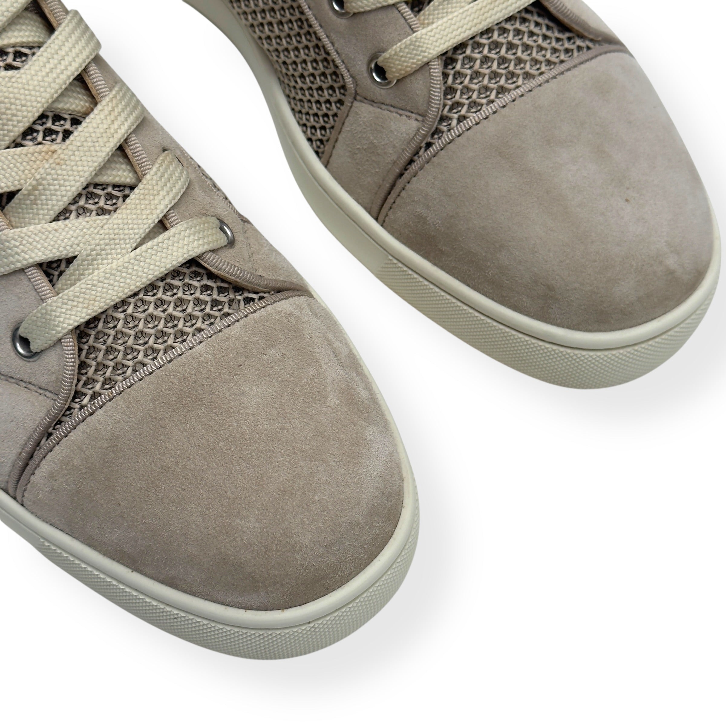 CHRISTIAN LOUBOUTIN WOVEN RANTUS ORLATO SNEAKER BEIGE / CREAM 40.5 / UK6.5