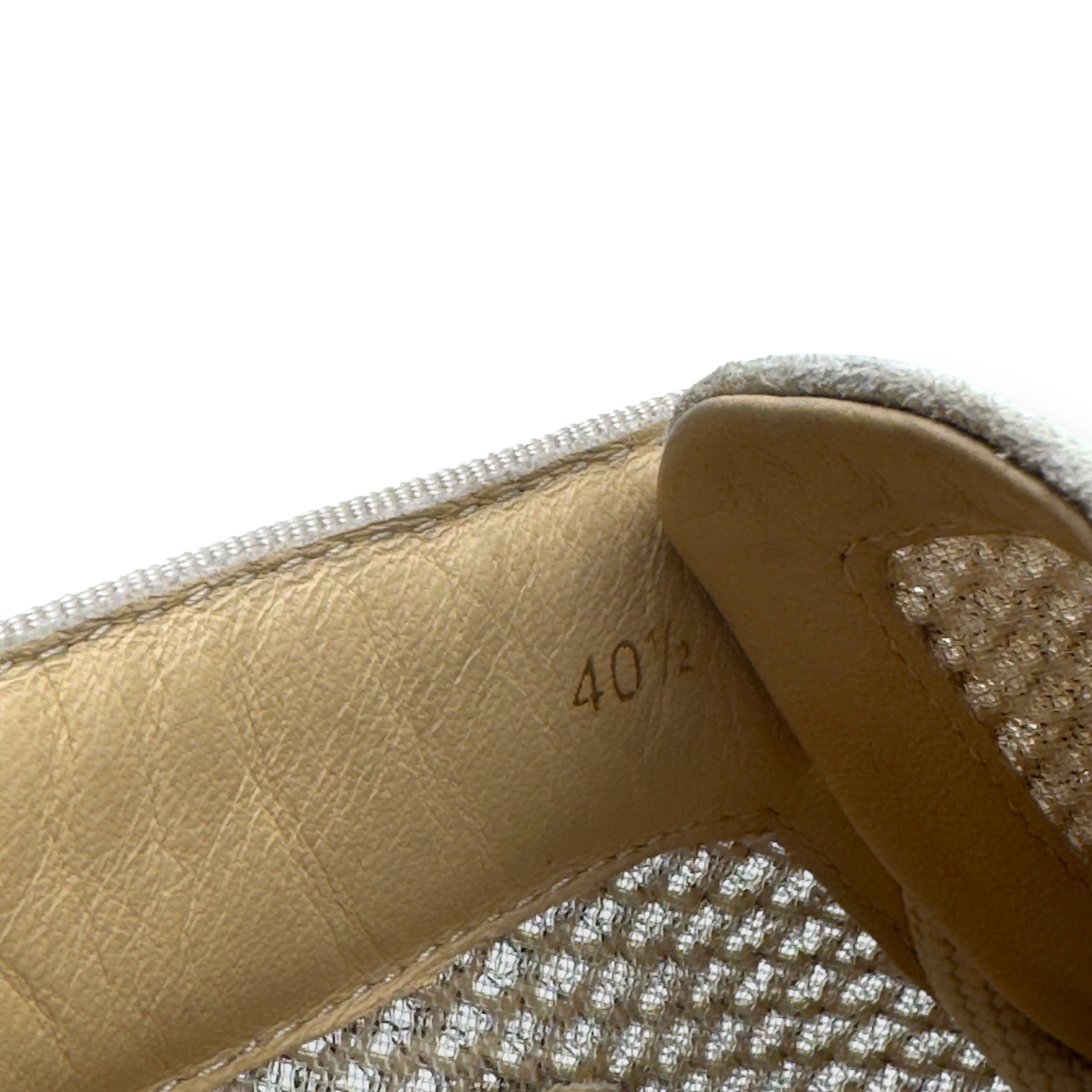 CHRISTIAN LOUBOUTIN WOVEN RANTUS ORLATO SNEAKER BEIGE / CREAM 40.5 / UK6.5