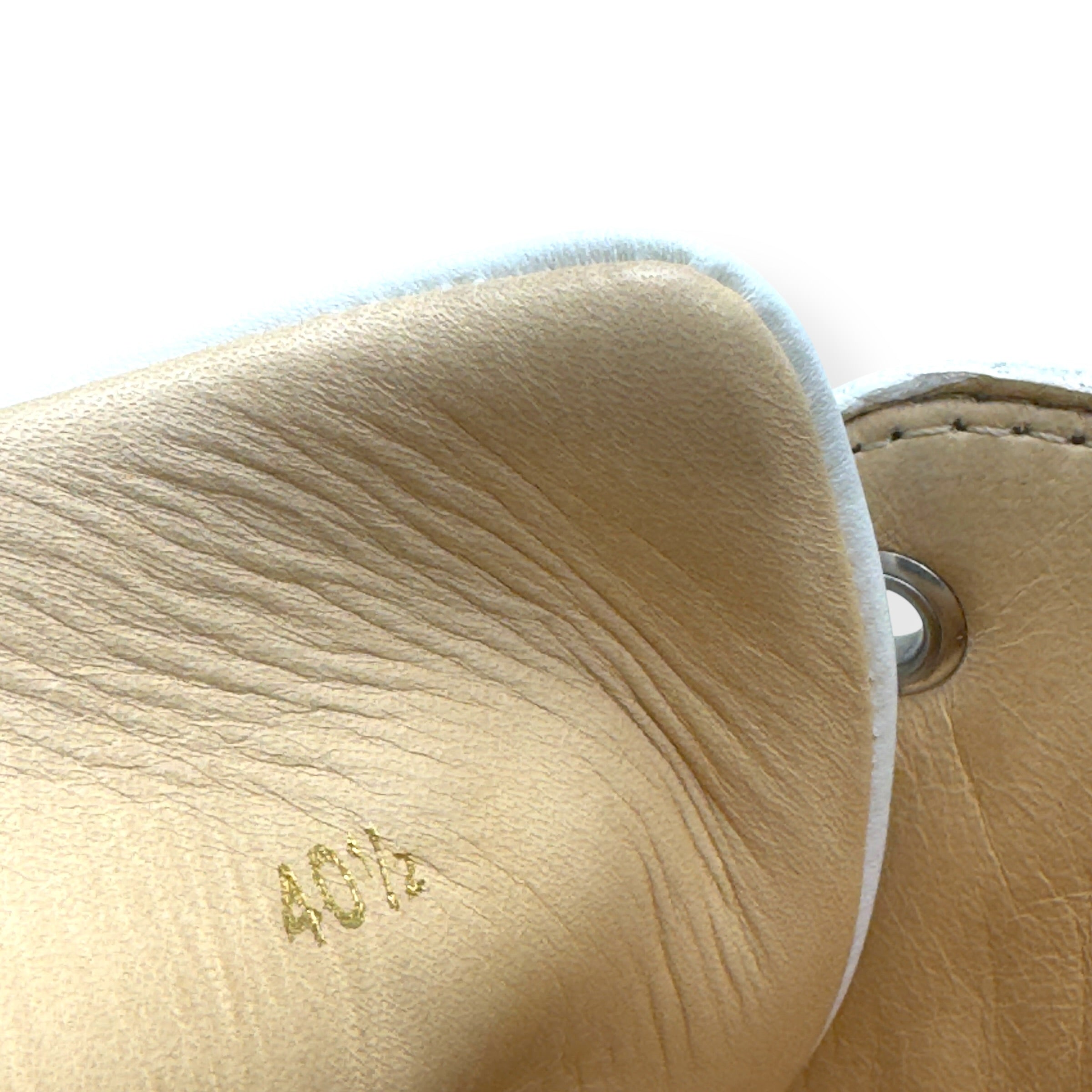 CHRISTIAN LOUBOUTIN LOUIS LEATHER SNEAKER WHITE 40.5 / UK6.5