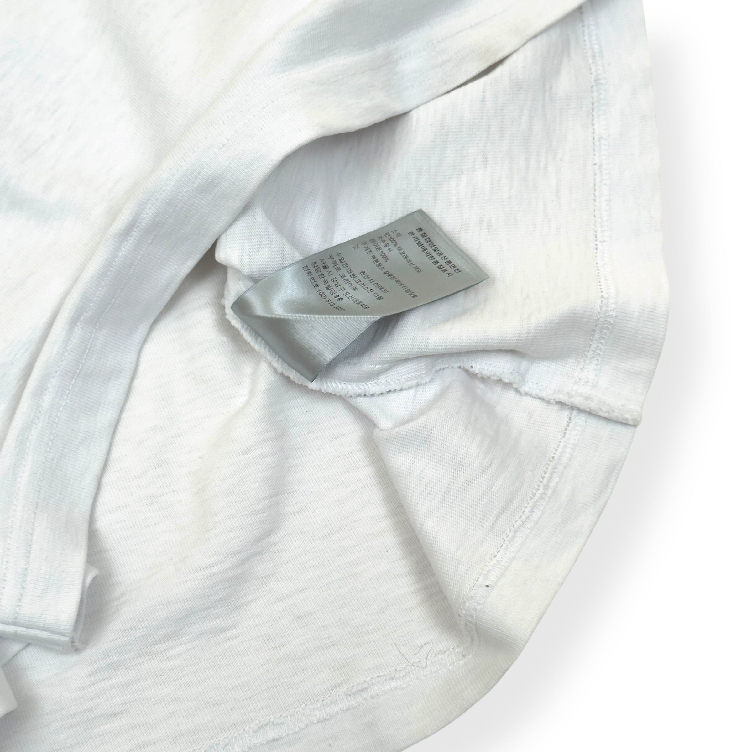 DIOR X DENIM TEARS SS23 CD FLOWER T-SHIRT WHITE / BLUE L