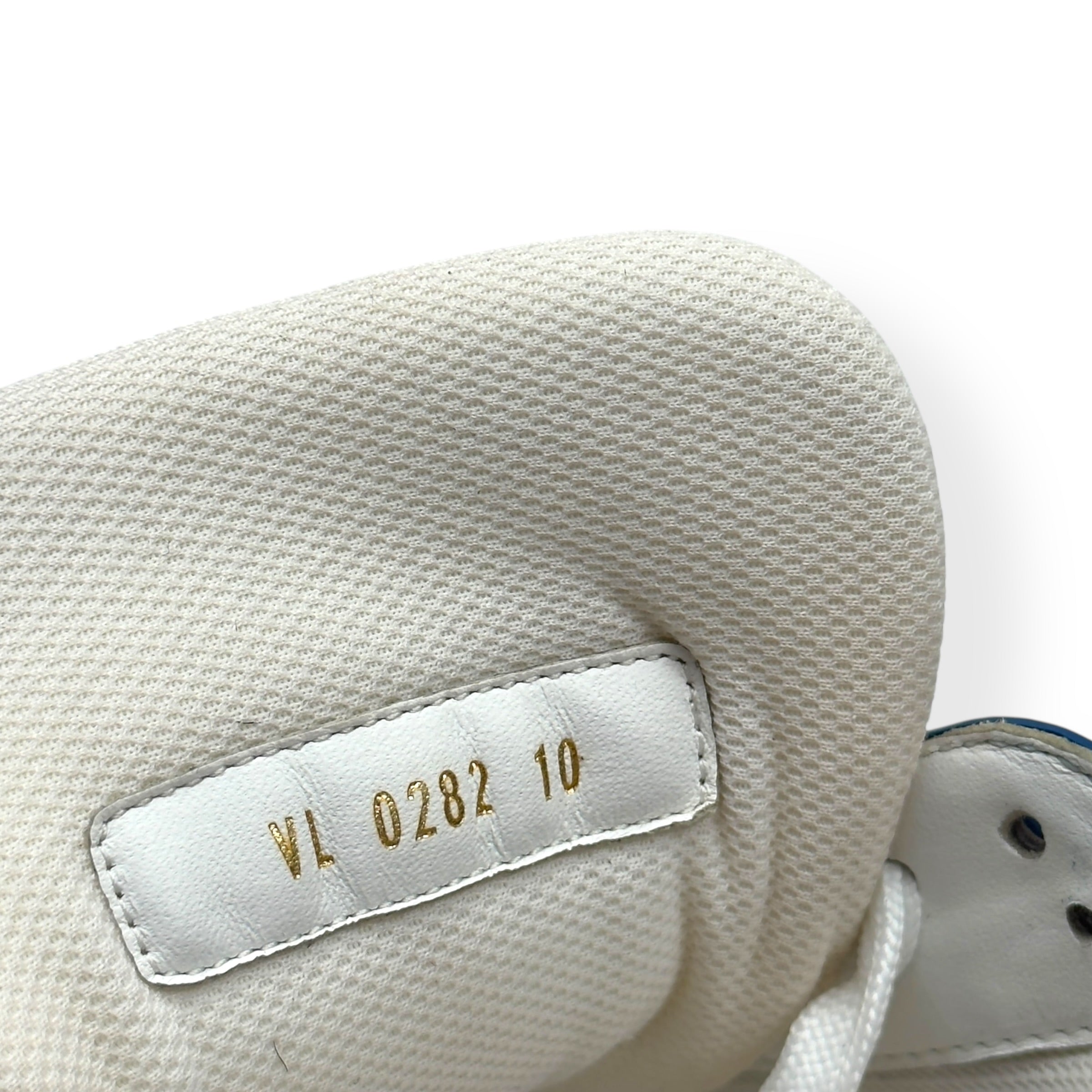 LOUIS VUITTON LV DENIM TRAINER BLUE UK10