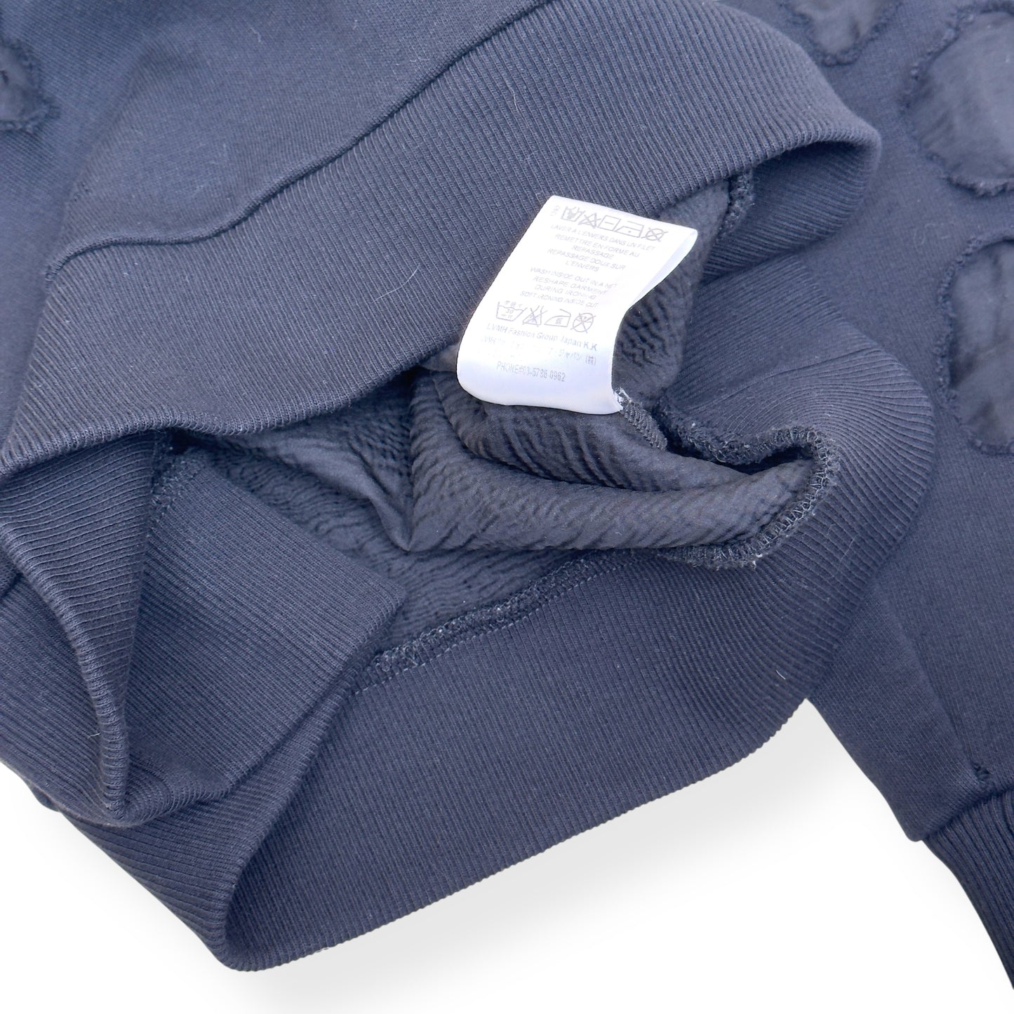 GIVENCHY DISTRESSED LOGO HOODIE BLACK M