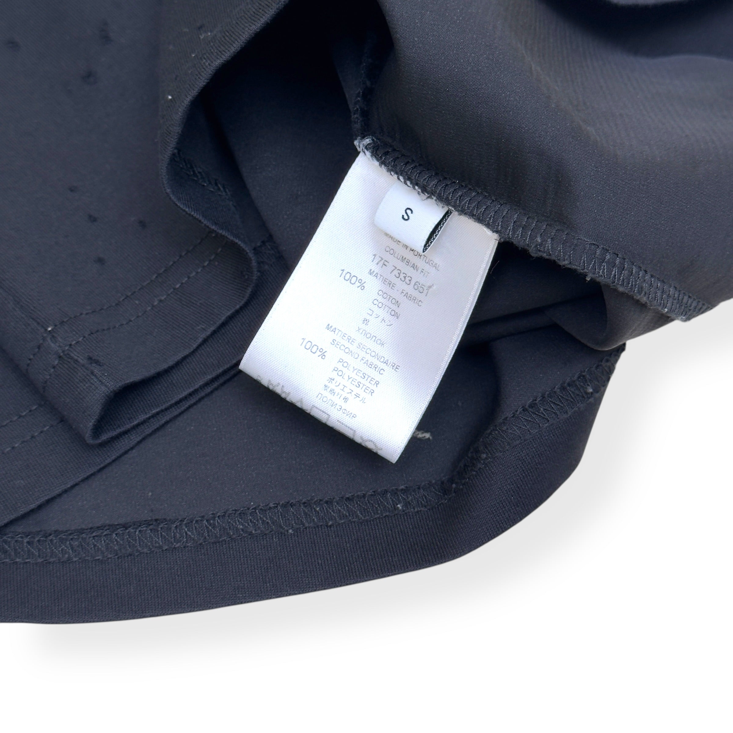 GIVENCHY DISTRESSED LOGO T-SHIRT BLACK S