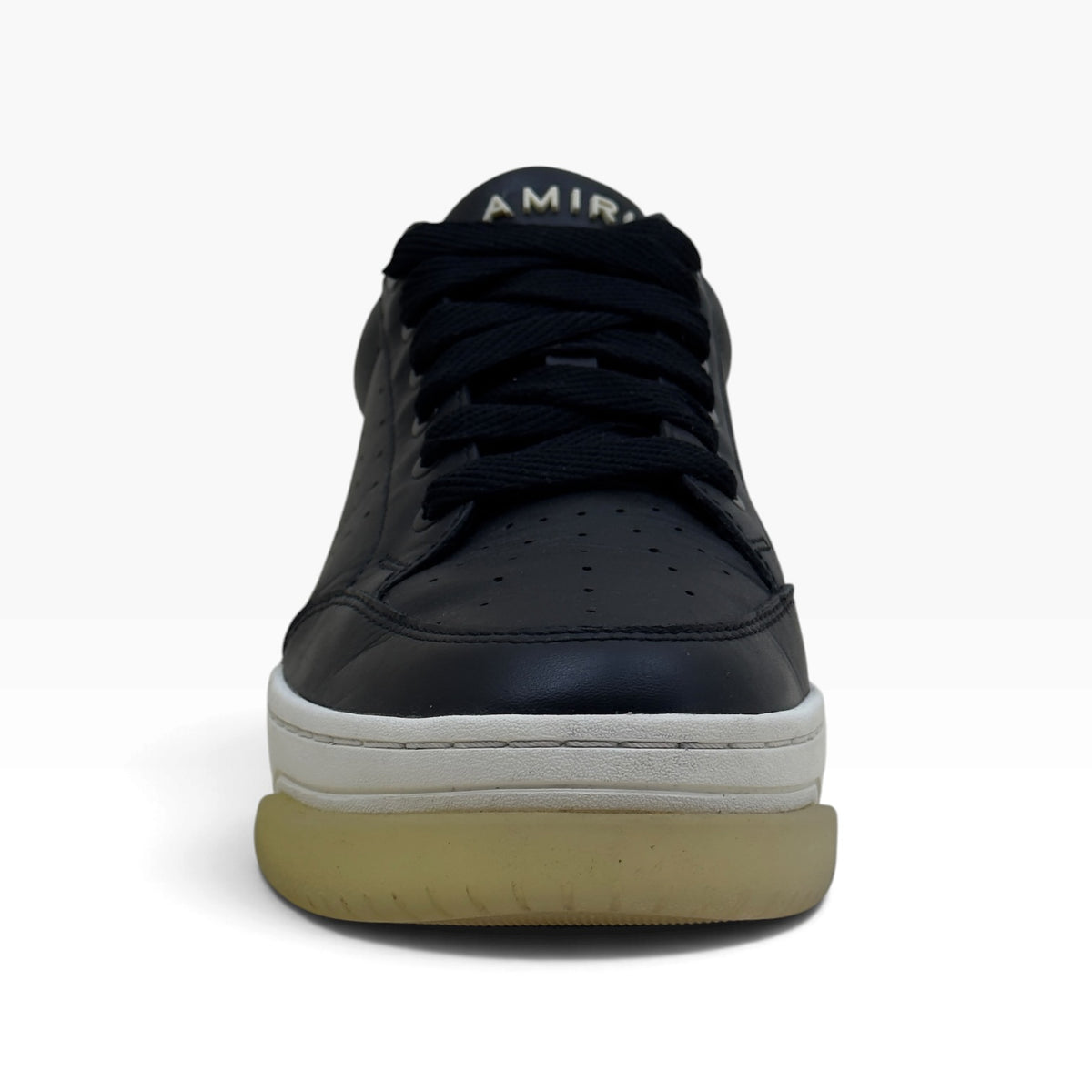 AMIRI STADIUM LEATHER LOW SNEAKER BLACK / WHITE 41 / UK7