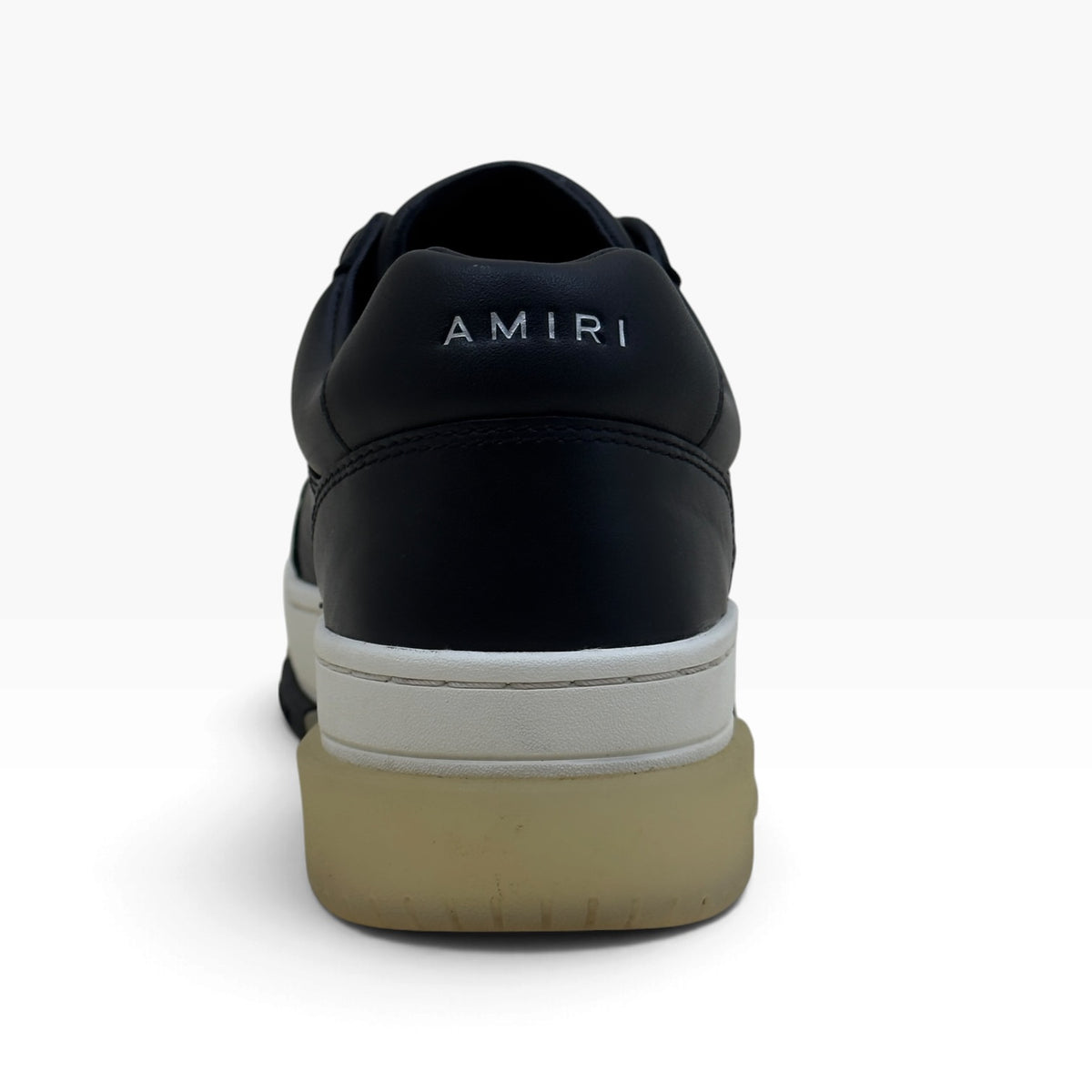 AMIRI STADIUM LEATHER LOW SNEAKER BLACK / WHITE 41 / UK7