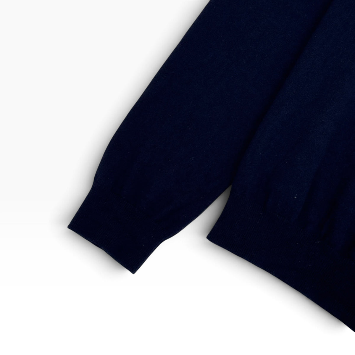 LOUIS VUITTON X NIGO INTARSIA CASHMERE CREW NECK JUMPER NAVY M