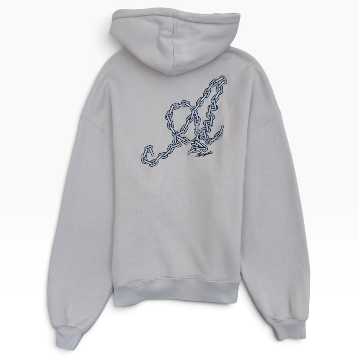 AXEL ARIGATO SIGNATURE CHAIN LOGO HOODIE ECRU M
