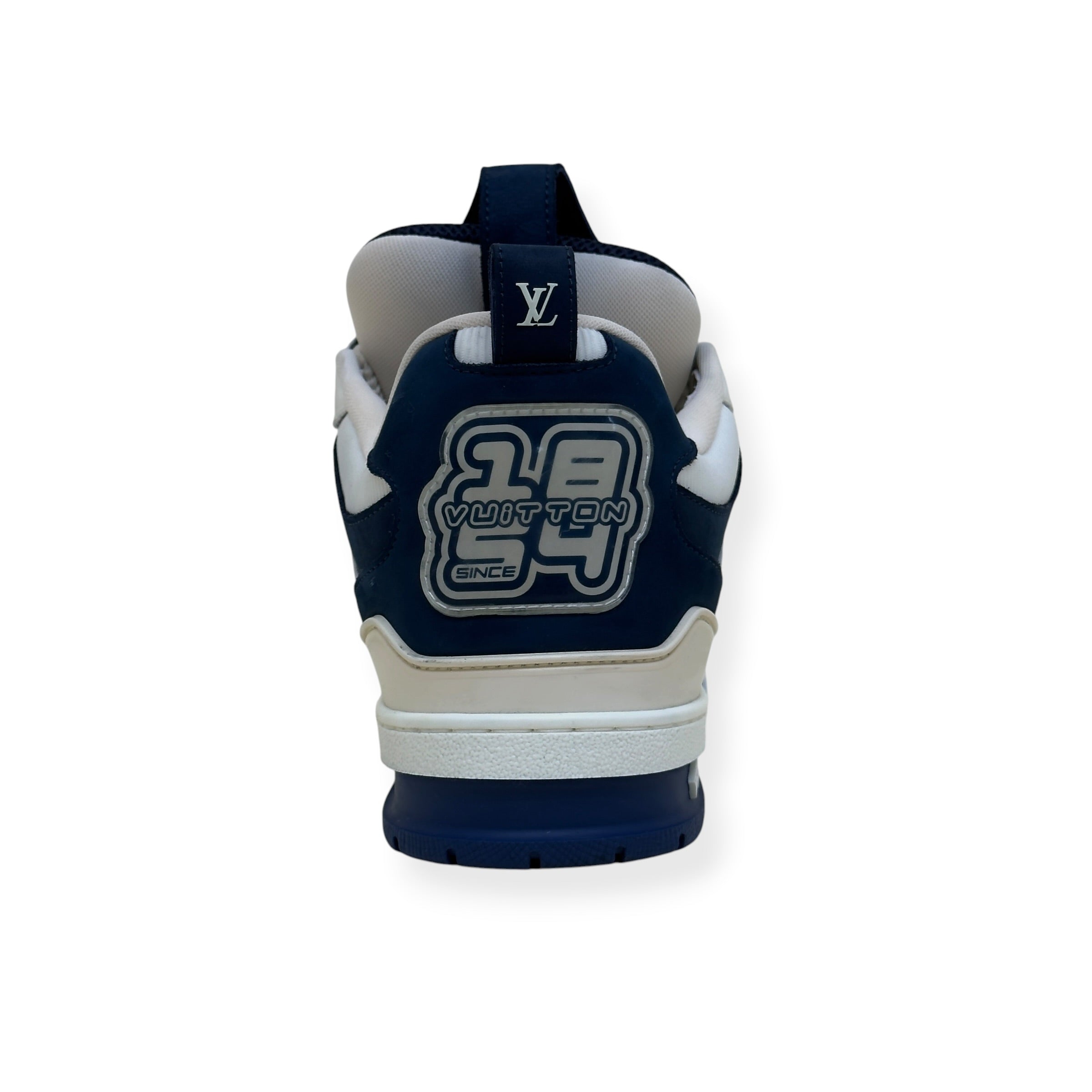 LOUIS VUITTON LV SKATE SNEAKER NAVY / WHITE UK10
