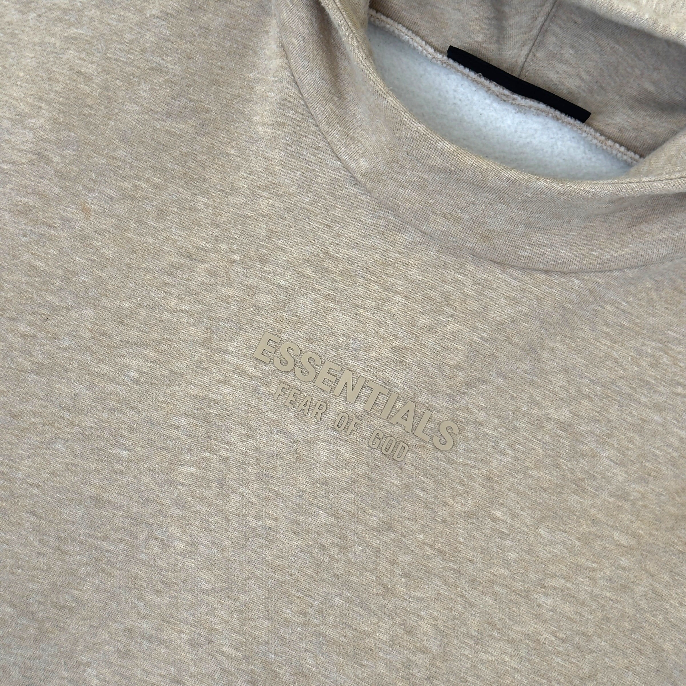 ESSENTIALS FEAR OF GOD HOODIE SAND M