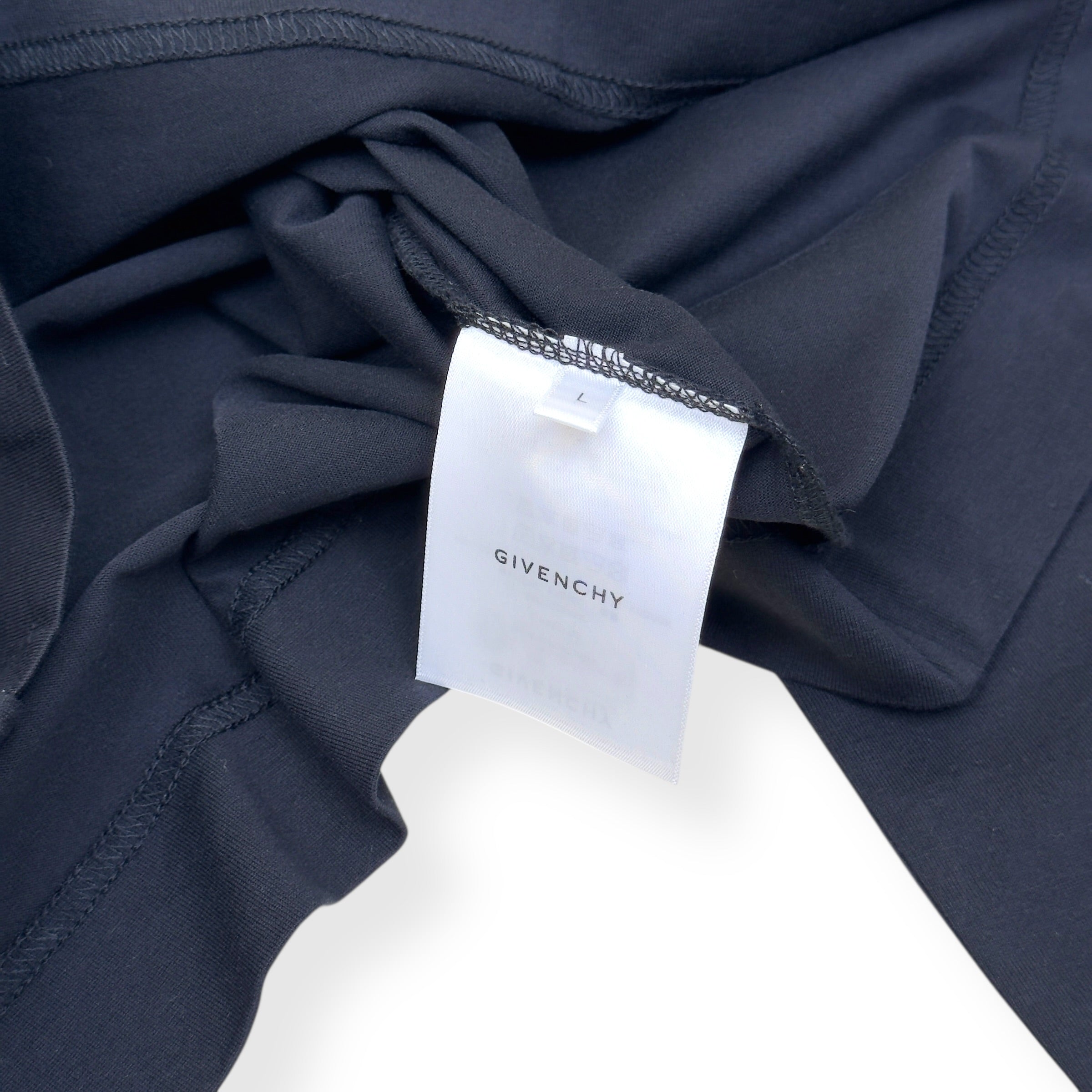 GIVENCHY DOUBLE-LAYER LONG-SLEEVE T-SHIRT BLACK L