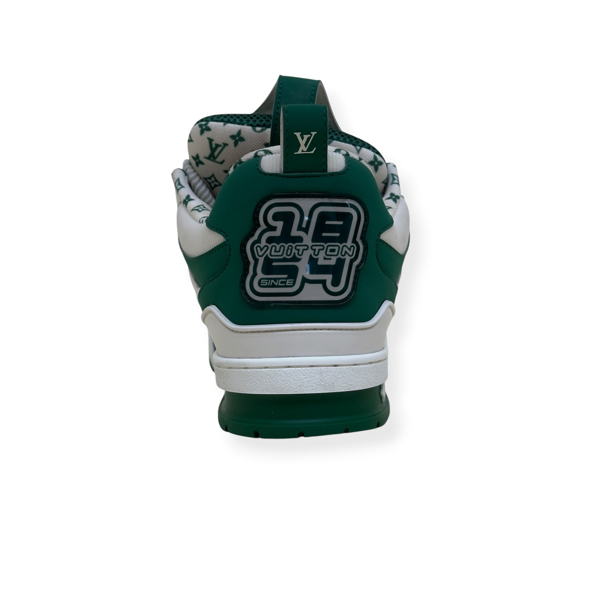 LOUIS VUITTON LV SKATE SNEAKER GREEN / WHITE UK9