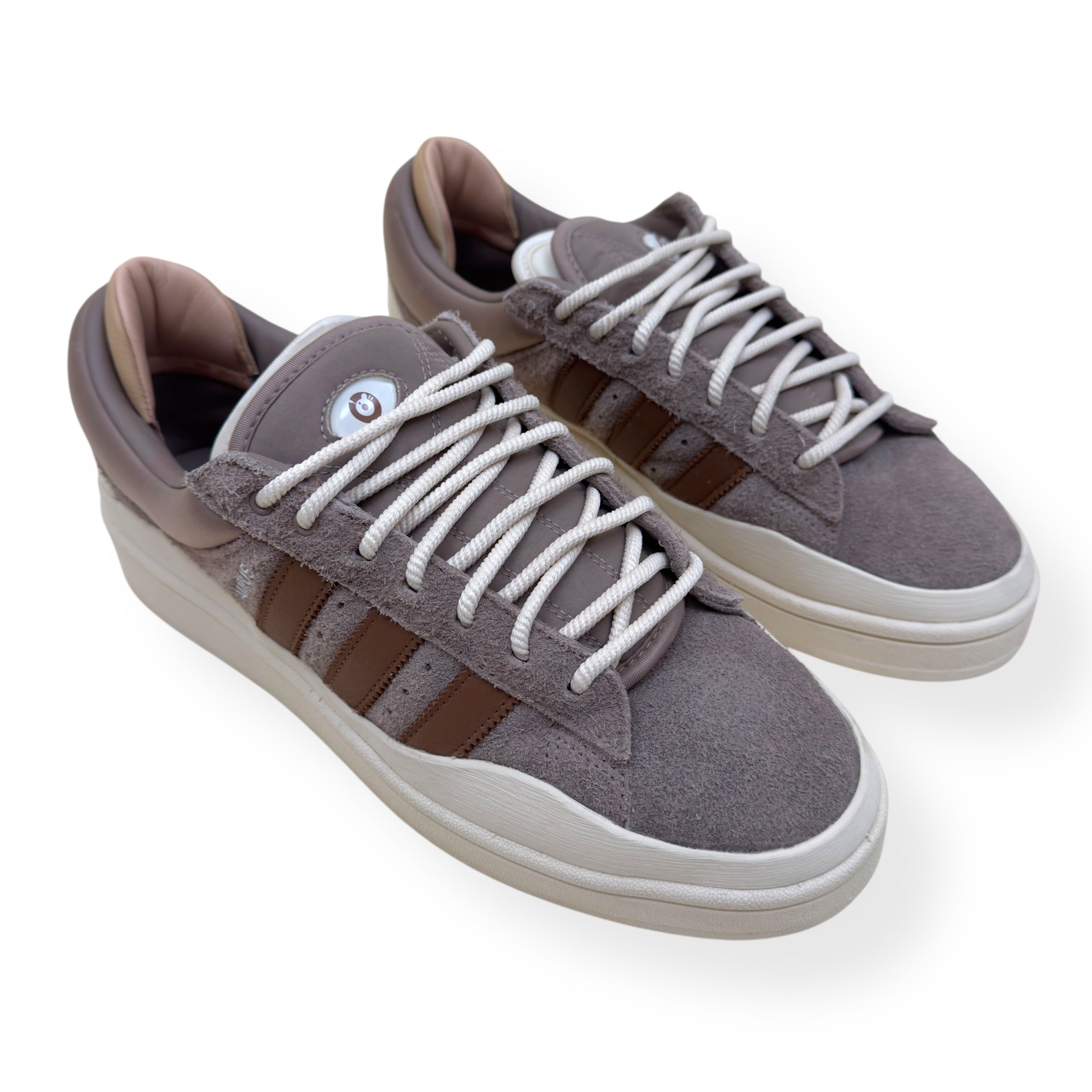 ADIDAS X BAD BUNNY CAMPUS LACE-UP SNEAKER BROWN UK10.5