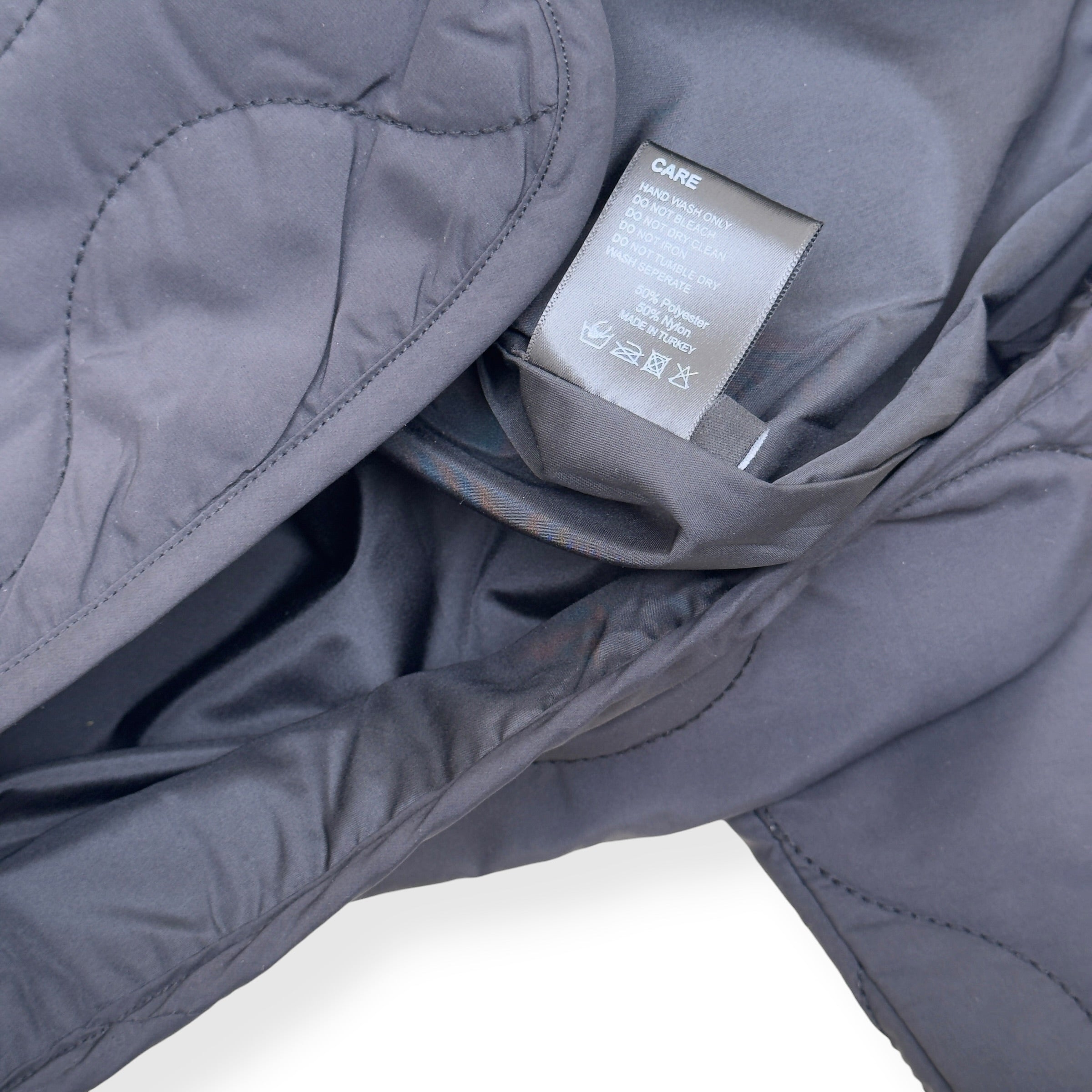 ASKYURSELF BANDANA QUILTED LINER JACKET BLACK S
