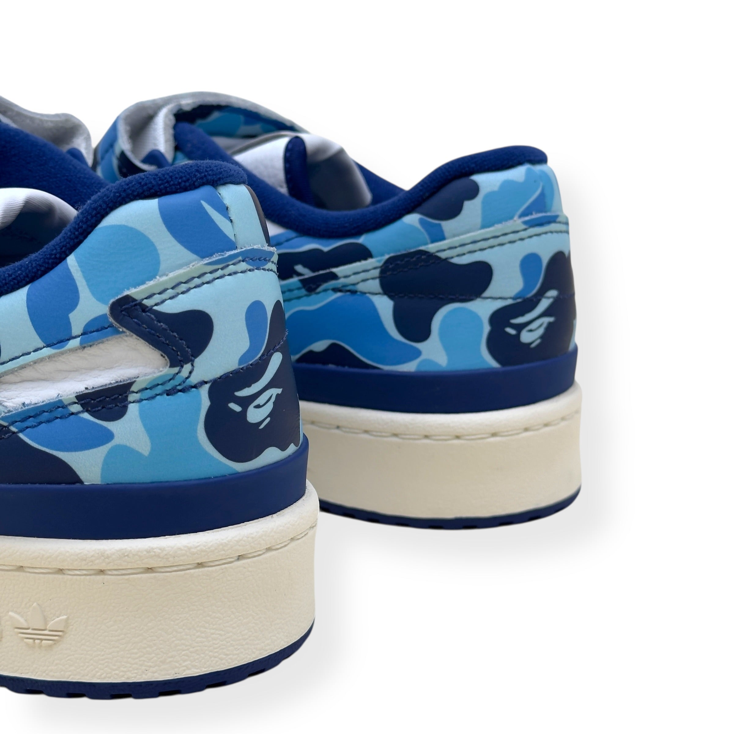ADIDAS X BAPE FORUM 84 LOW ‘30TH ANNIVERSARY’ SNEAKER BLUE UK10.5