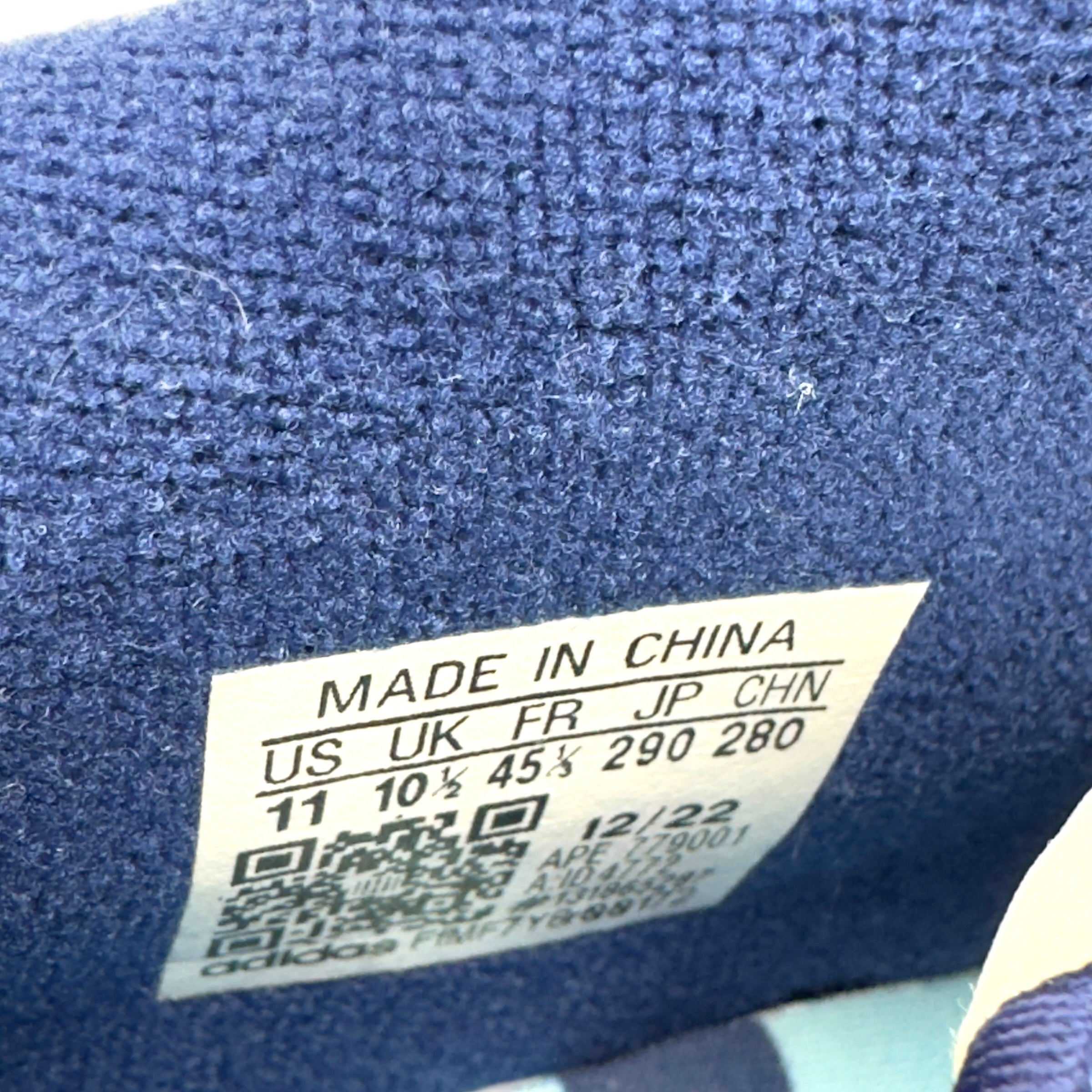 ADIDAS X BAPE FORUM 84 LOW ‘30TH ANNIVERSARY’ SNEAKER BLUE UK10.5