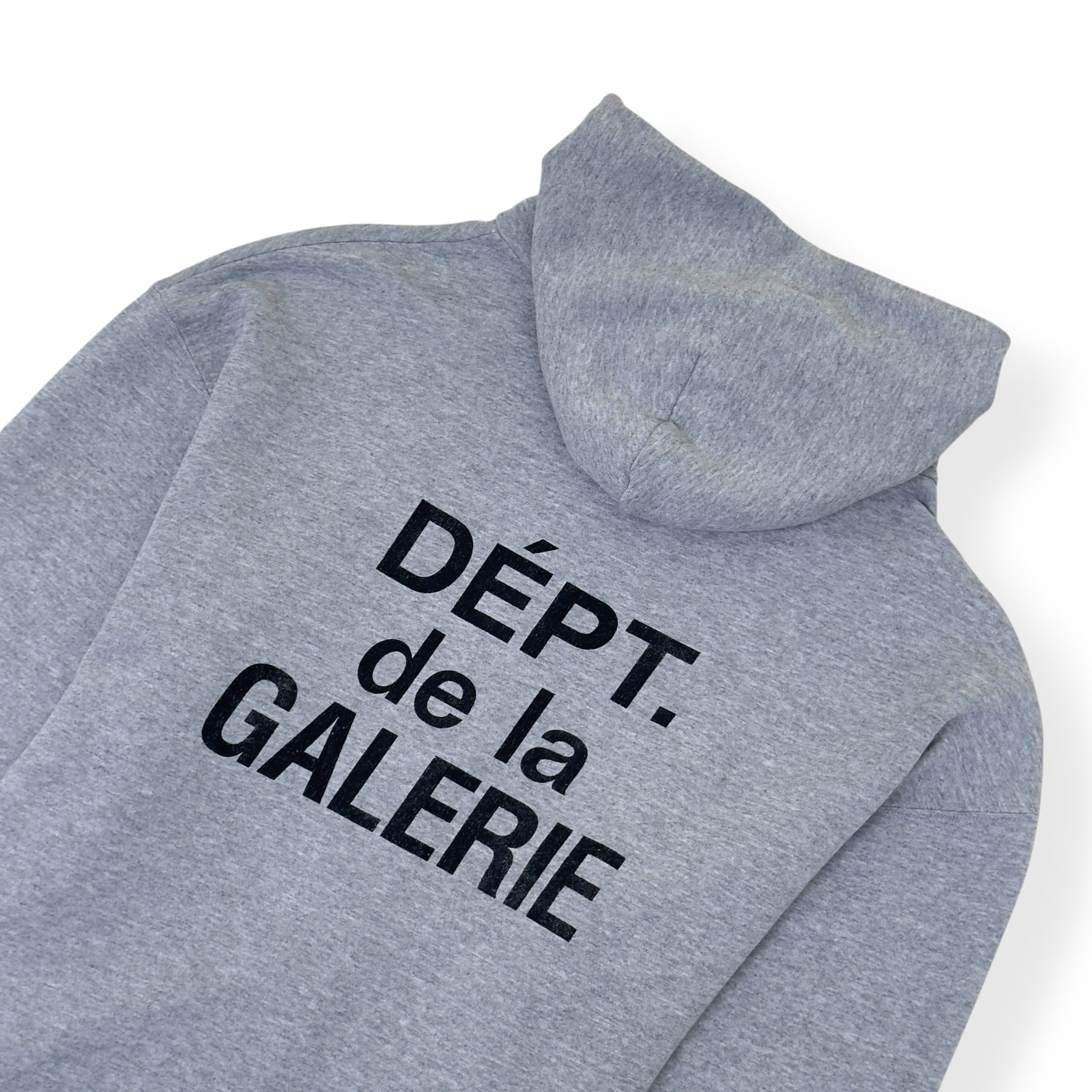 GALLERY DEPT. DEPT DE LA GALERIE ZIP-UP HOODIE GREY L