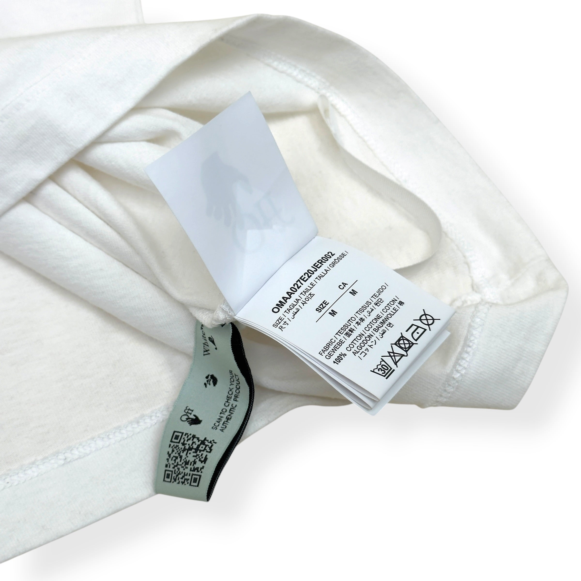OFF-WHITE HAND OFF LOGO T-SHIRT WHITE M