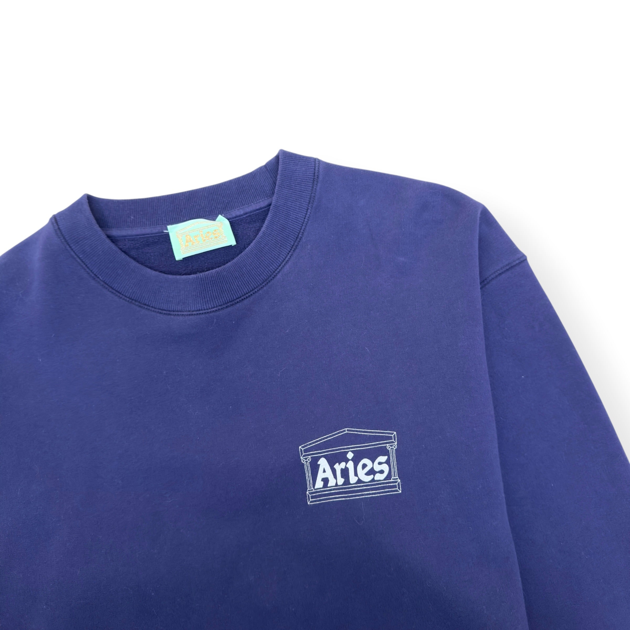 ARIES MINI TEMPLE SWEATSHIRT NAVY M